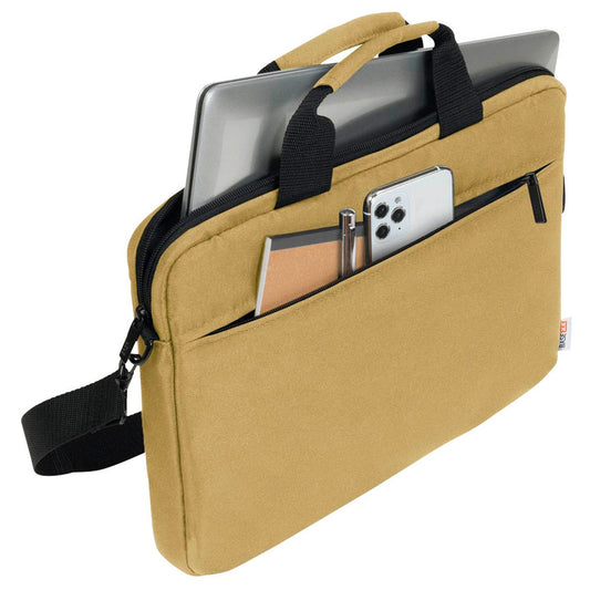 BASE XX Laptoptasche Slim Kunstfaser camel braun bis 35,8 cm (14,1 Zoll) | D31960