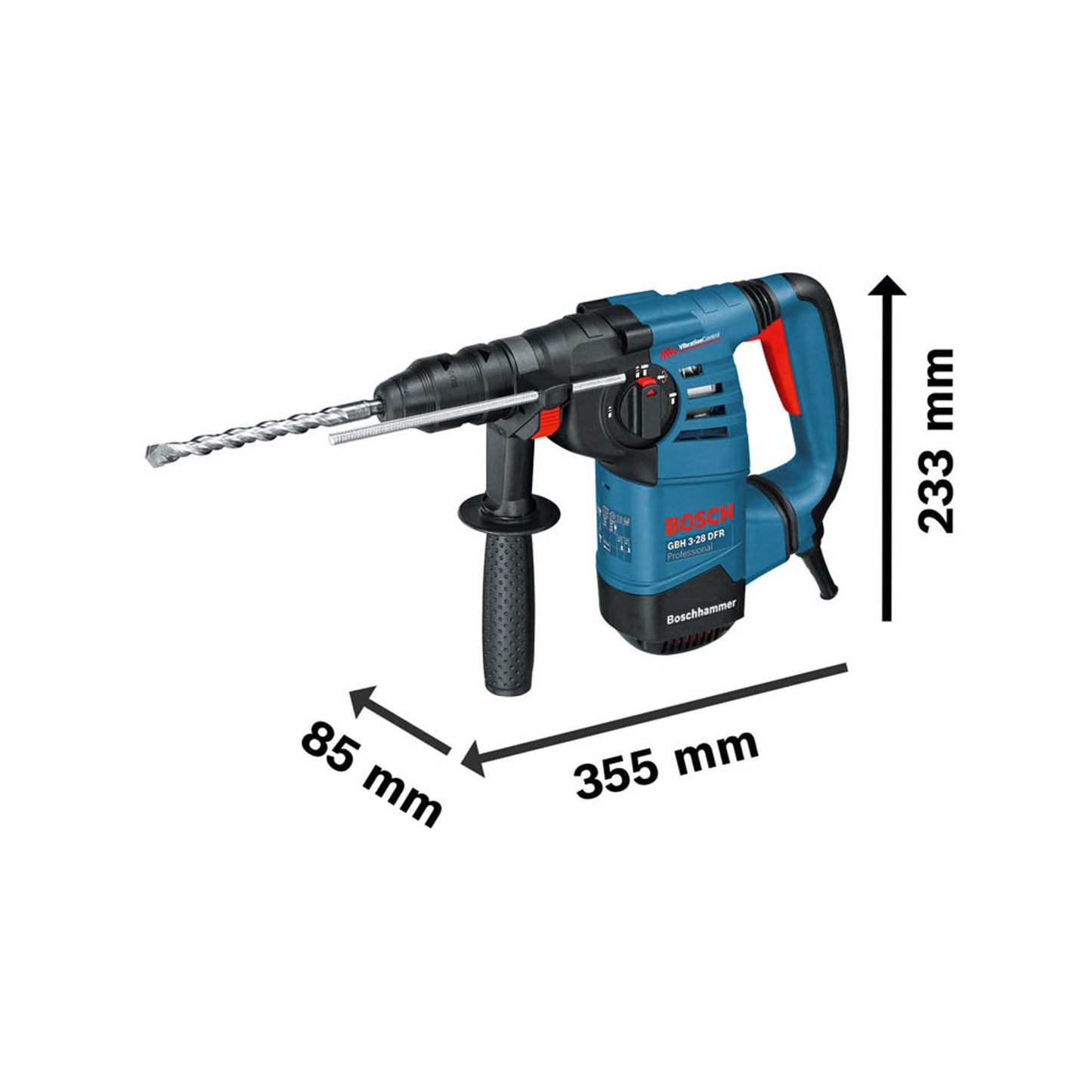 BOSCH Professional GBH 3-28 DFR SDS plus Bohrhammer | 0 611 24A 004