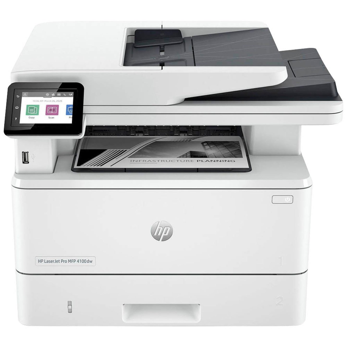 HP LaserJet Pro MFP 4102DW 3 in 1 Laser-Multifunktionsdrucker weiß | 2Z622F