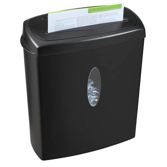 hama Home X10CD Aktenvernichter mit Partikelschnitt P-4, 4 x 40 mm, bis , schwarz | 50543