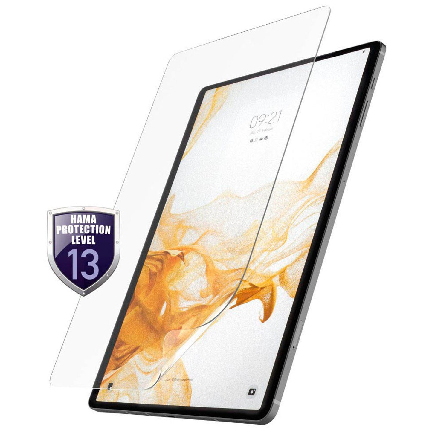 hama Hiflex Display-Schutzglas für Samsung Galaxy Tab S7+, Galaxy Tab S7 FE, Galaxy Tab S8+, Galaxy Tab S9+ | 216382
