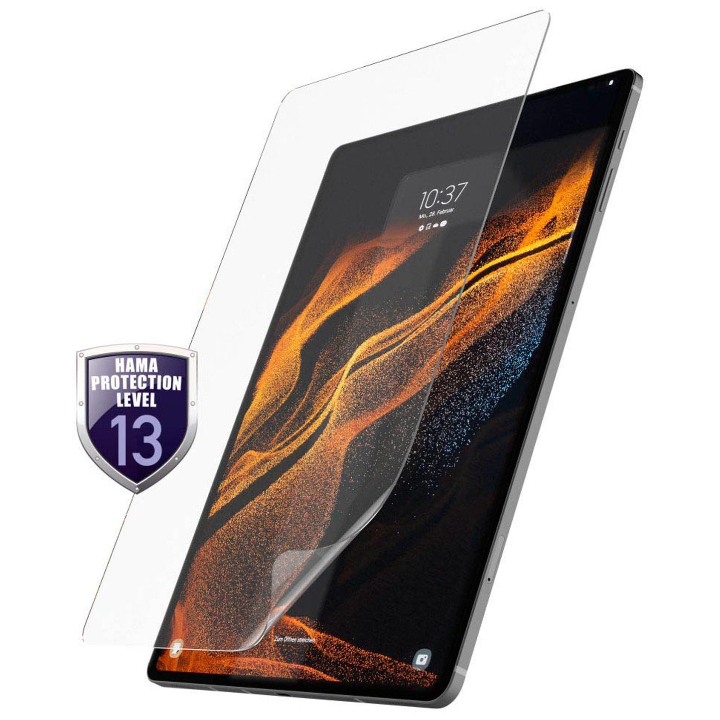 hama Hiflex Display-Schutzglas für Samsung Galaxy Tab S8 Ultra, Galaxy Tab S9 Ultra | 216383