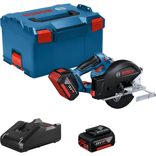 BOSCH Professional GKM 18V-50 Akku-Handkreissäge-Set 18,0 V, mit 2 Akkus | 0 601 6B8 002