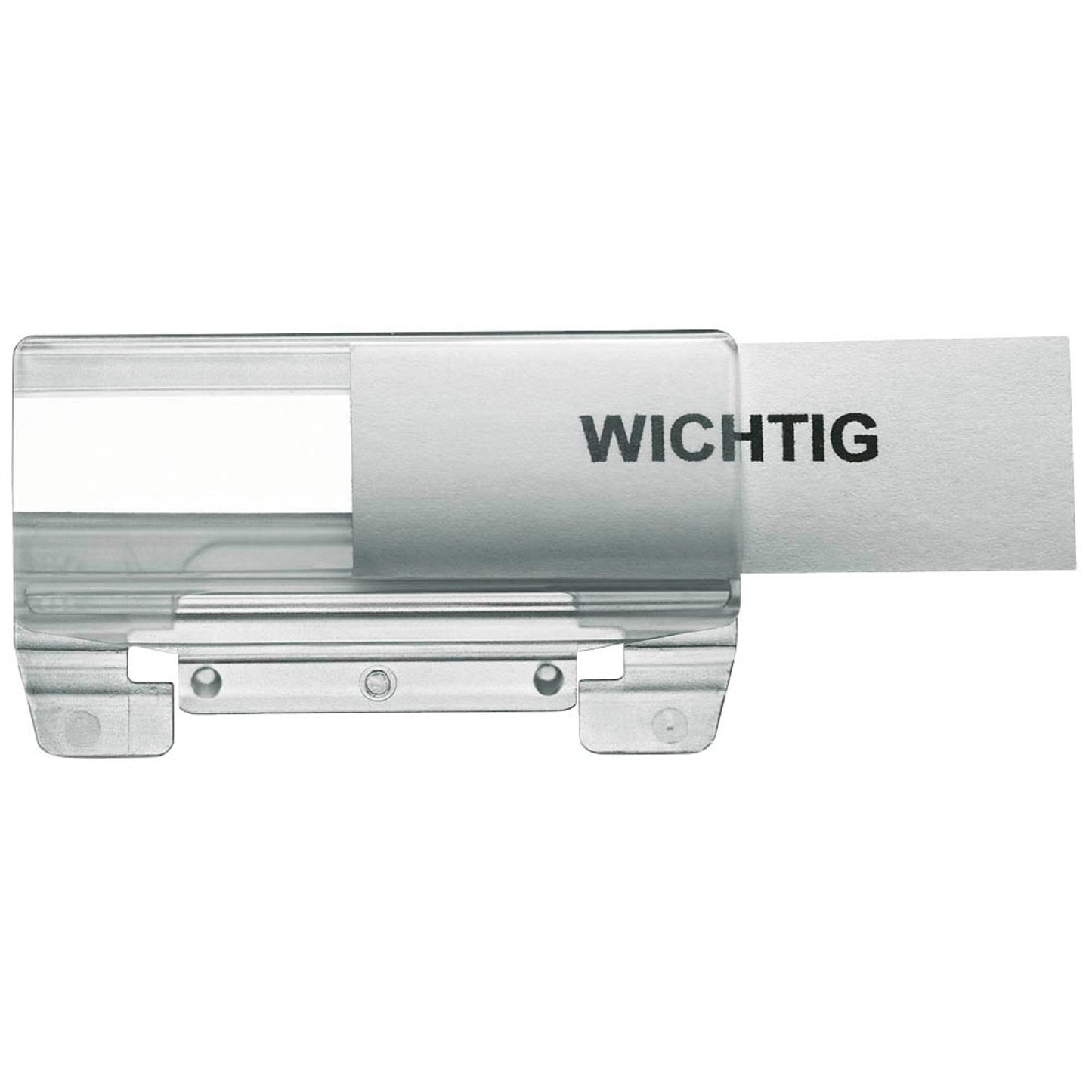 LEITZ Vollsichtreiter transparent | 61160003 | 1 Pack = 50 St.