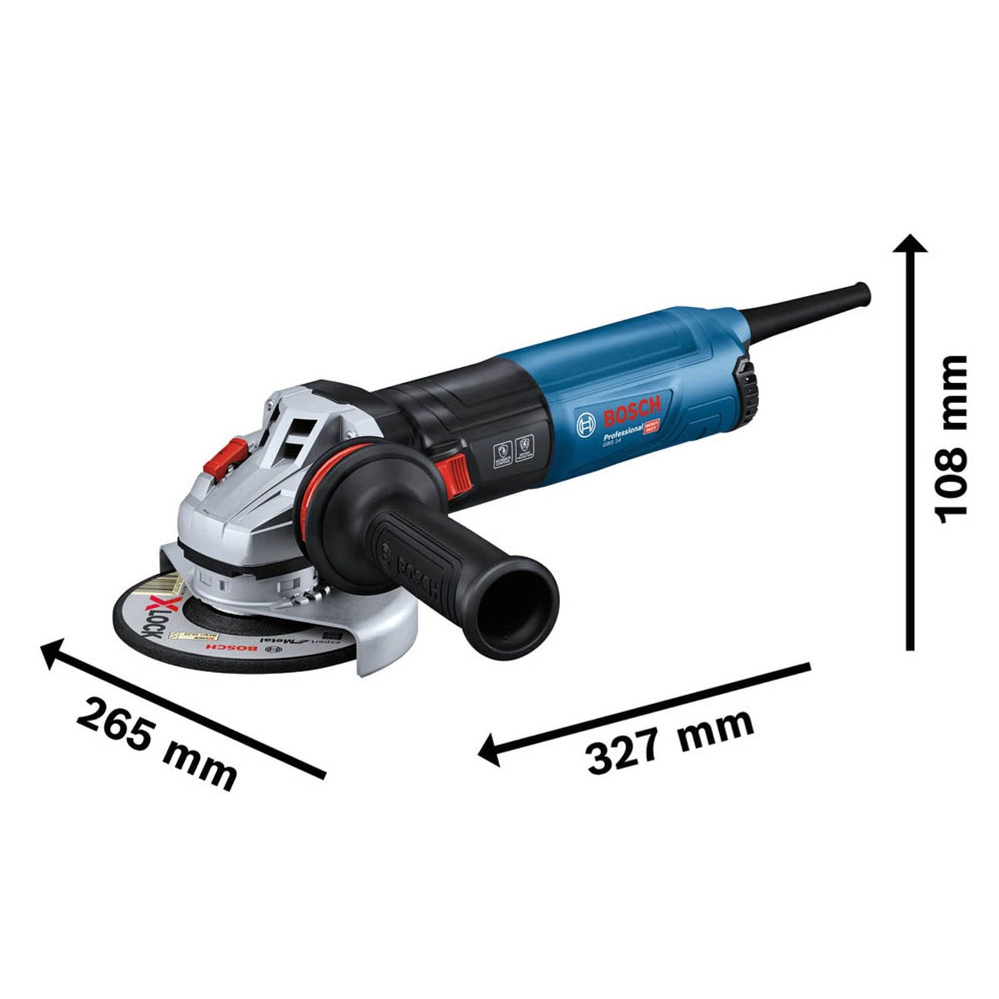 BOSCH Professional GWS 14-125 S Winkelschleifer 1.400 W | 0 601 7D0 100