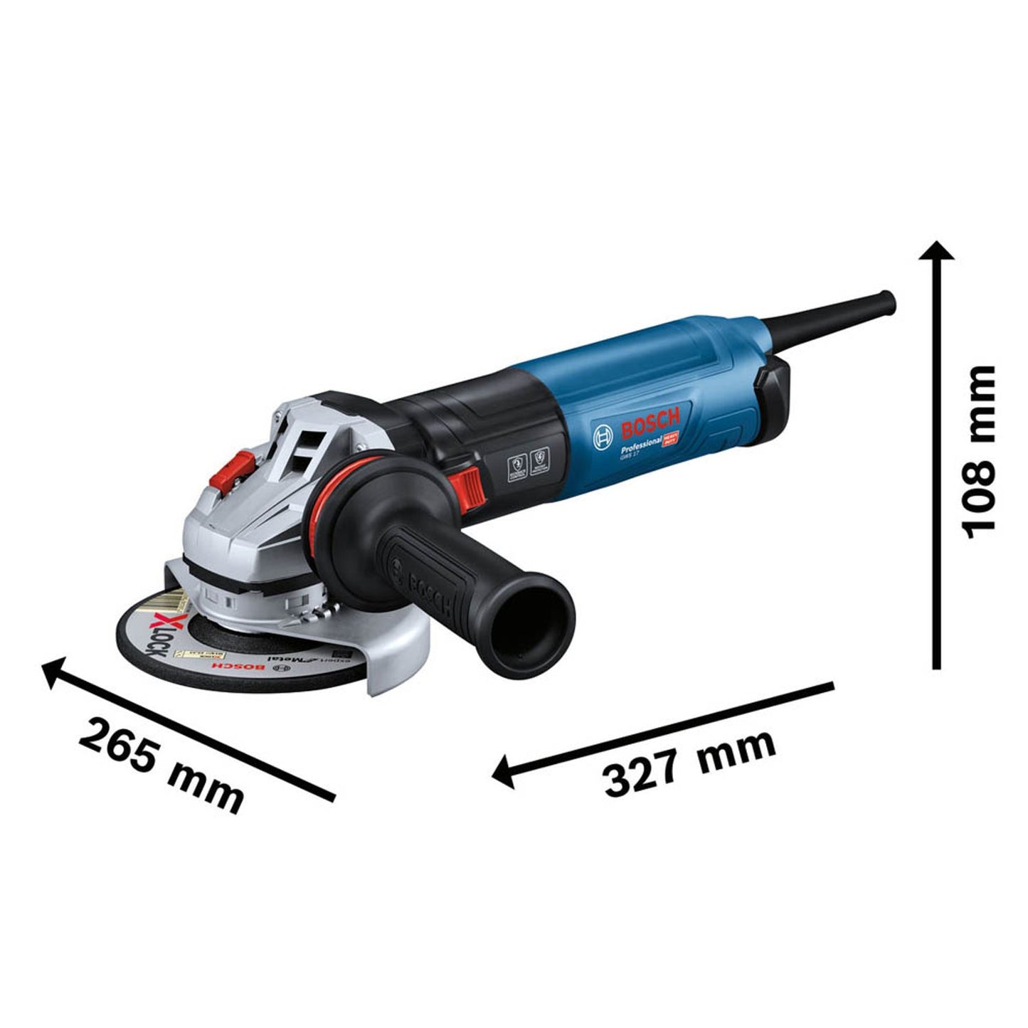 BOSCH Professional GWS 17-125 TS Winkelschleifer 1.700 W | 0 601 7D0 400