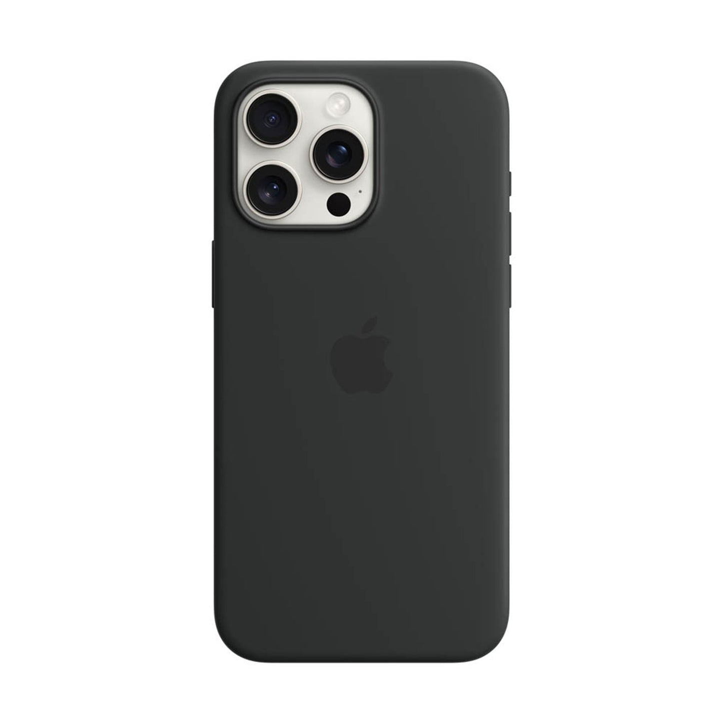 Apple Silikon Case mit MagSafe Handy-Cover für iPhone 15 Pro Max schwarz | MT1M3ZM/A