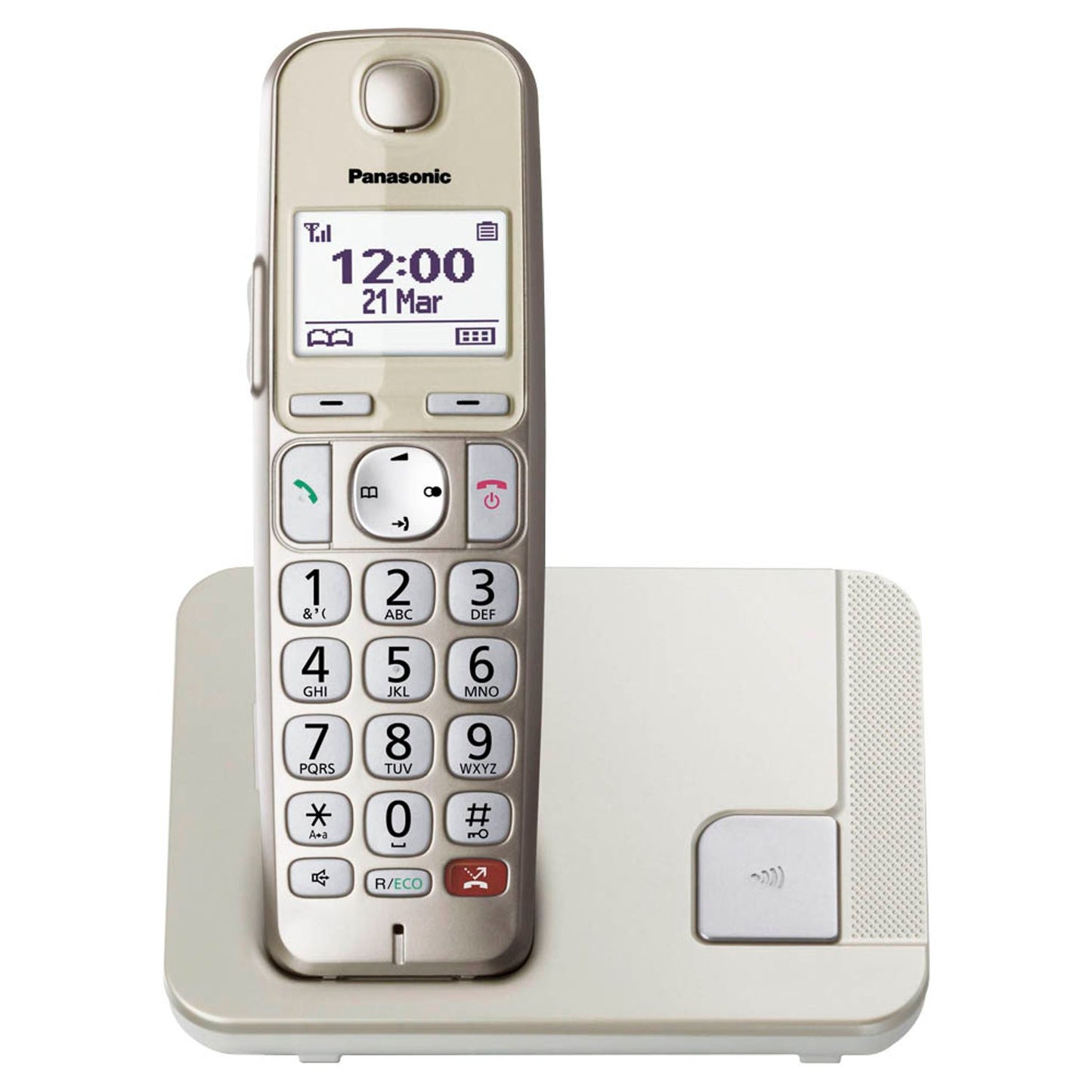 Panasonic Schnurloses Telefon champagner | KX-TGE250GN
