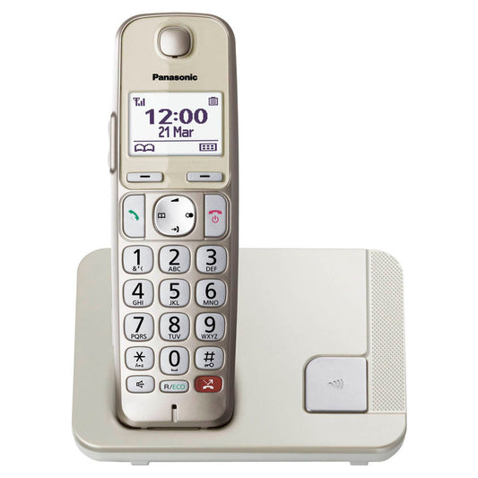 Panasonic Schnurloses Telefon champagner | KX-TGE250GN