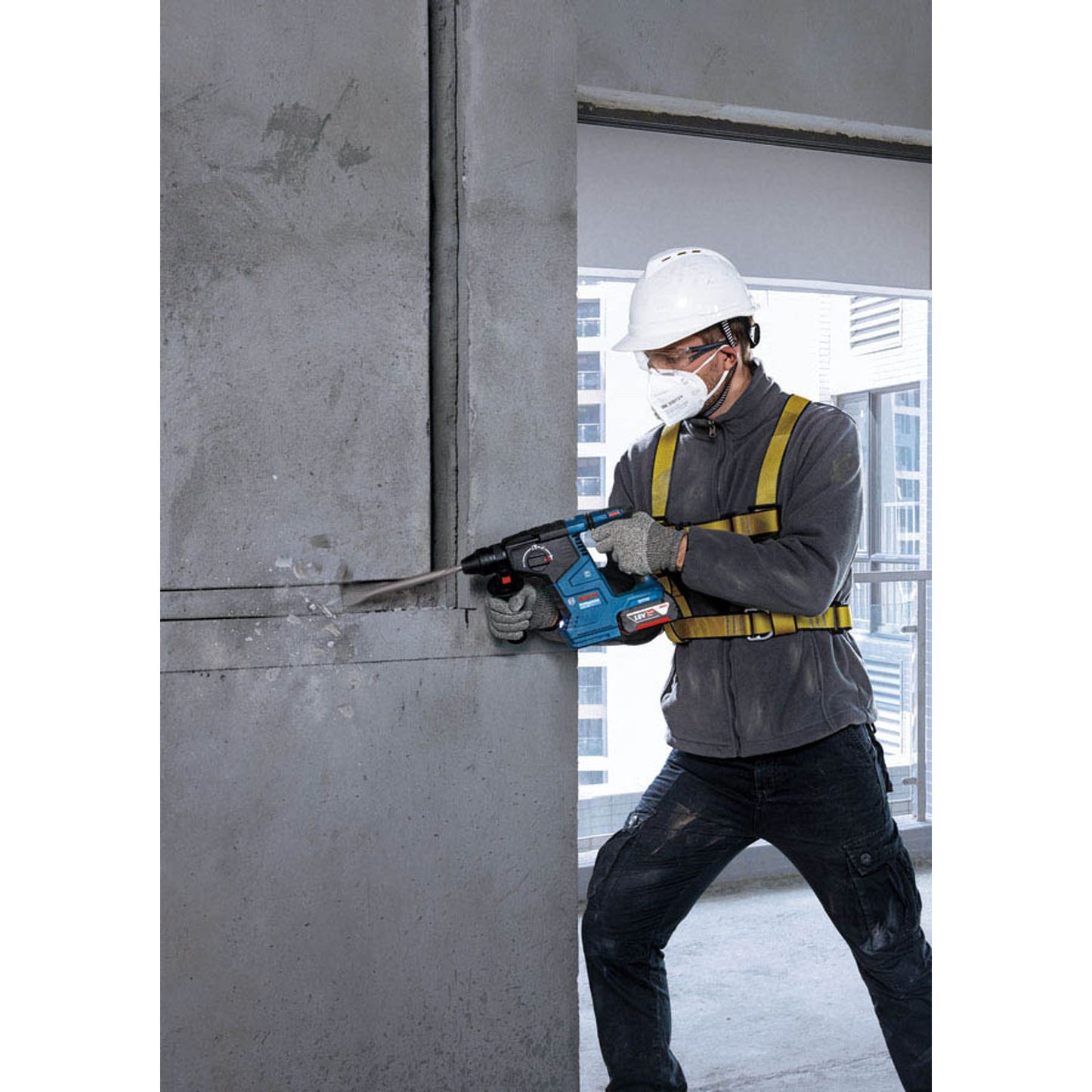 BOSCH Professional AKTION: GBH 18V-40 C Akku-Bohrhammer-Set 18,0 V, ohne Akku mit Prämie nach Registrierung | 0 611 917 102