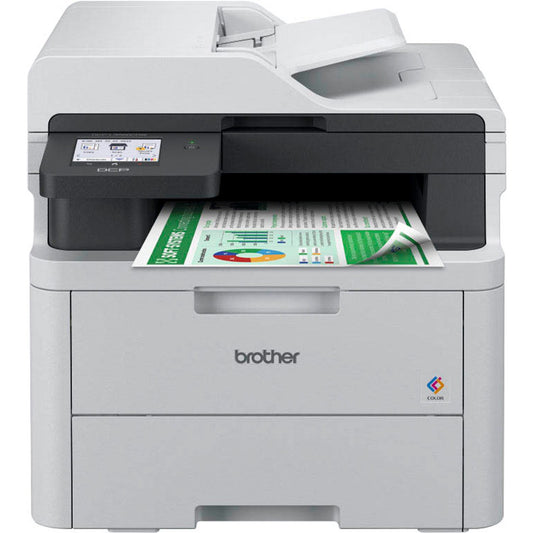 brother DCP-L3560CDW 3 in 1 Farblaser-Multifunktionsdrucker grau | DCPL3560CDWRE1