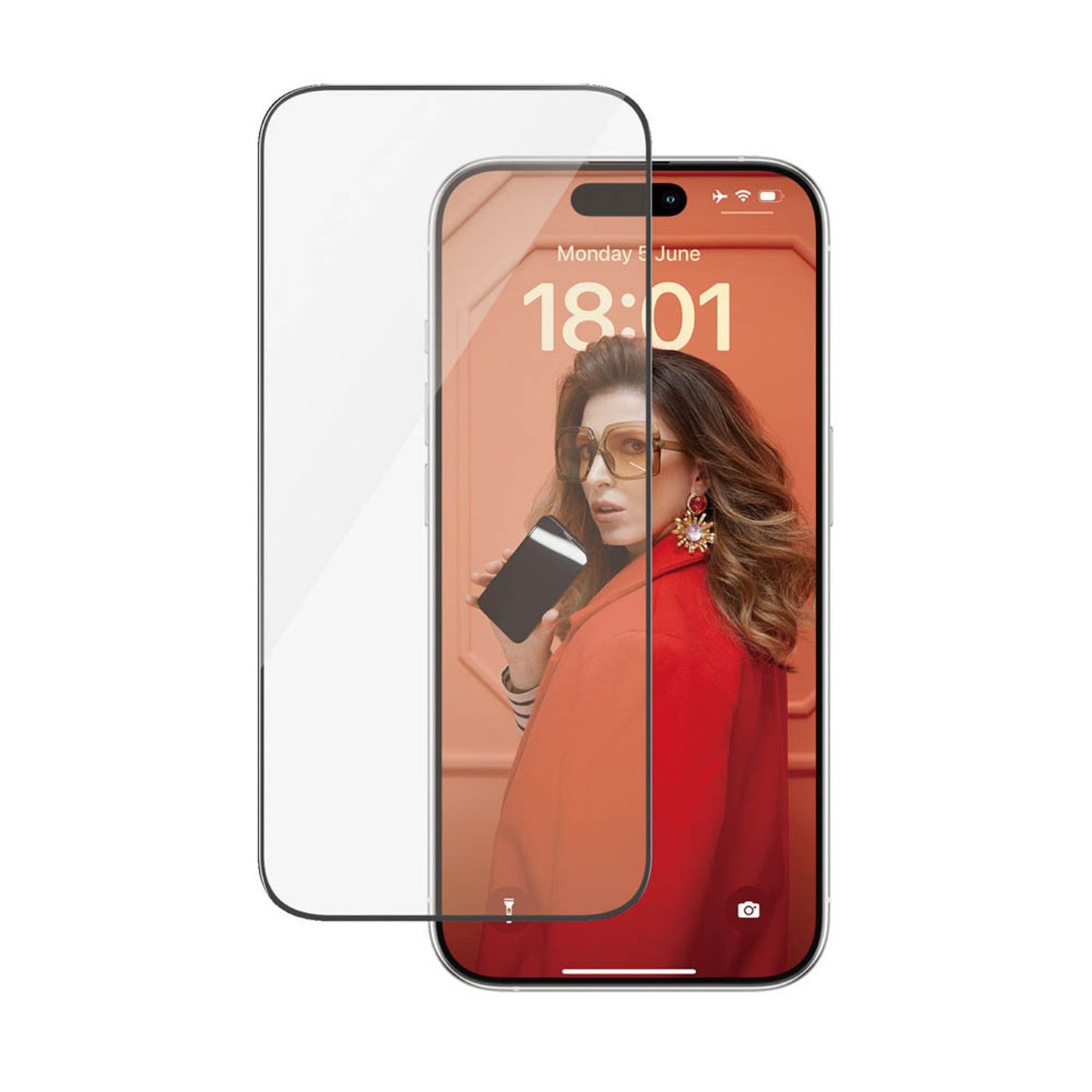 PanzerGlass™ UWF mit Applikator Display-Schutzglas für Apple iPhone 15 Pro | 2810