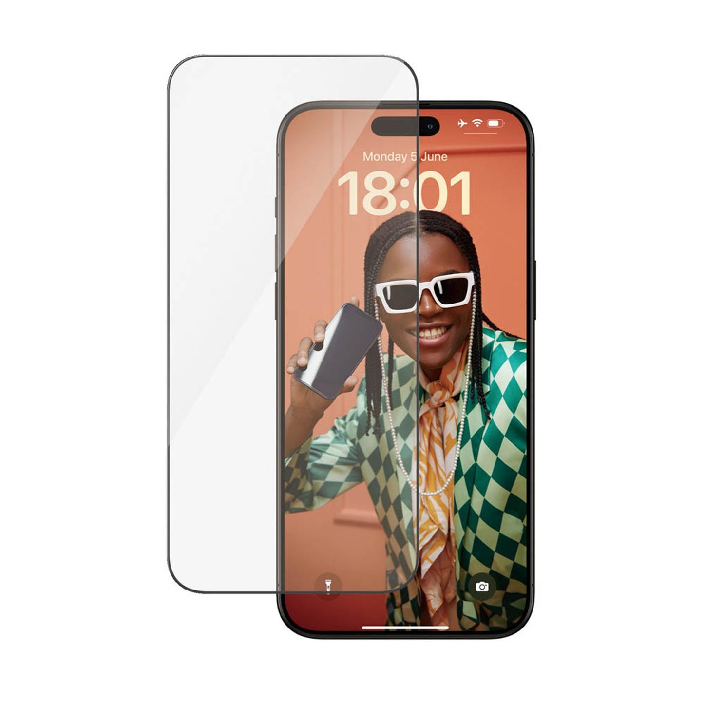 PanzerGlass™ UWF mit Applikator Display-Schutzglas für Apple iPhone 15 Pro Max | 2812
