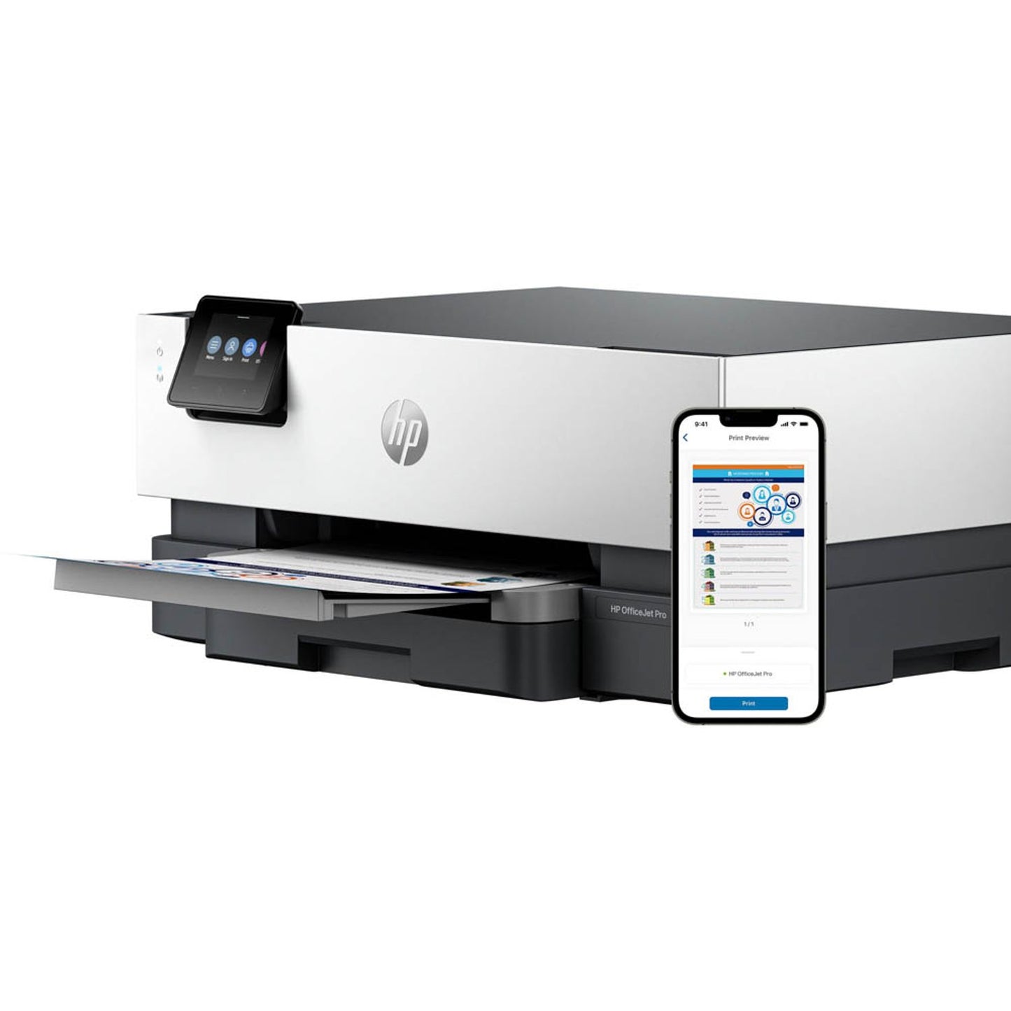 HP OfficeJet Pro 9110b Tintenstrahldrucker grau | 5A0S3B