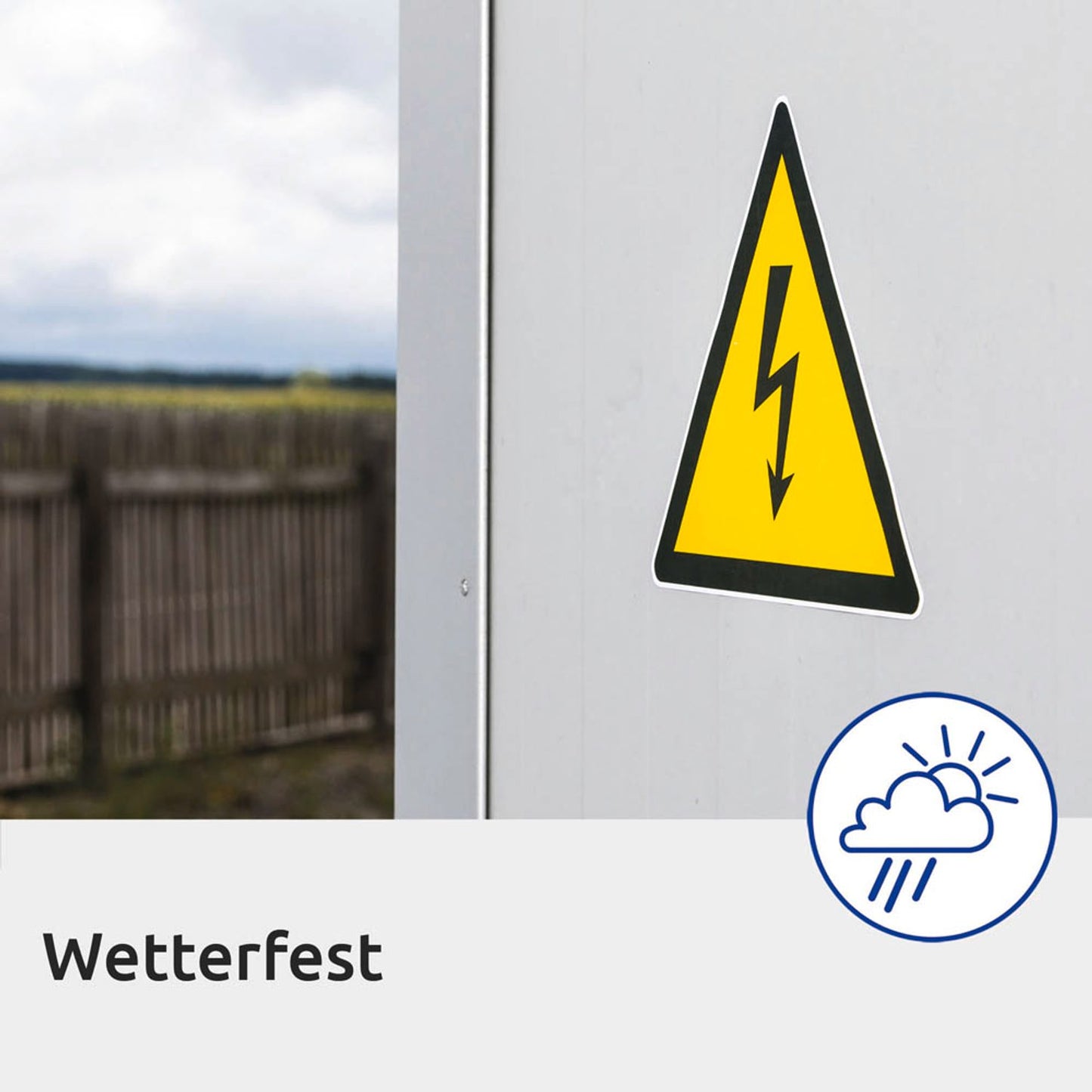 AVERY Zweckform wetterfeste Folienetiketten gelb 63,5 x 29,6 mm | L6105-20 | 1 Pack = 20 Blatt