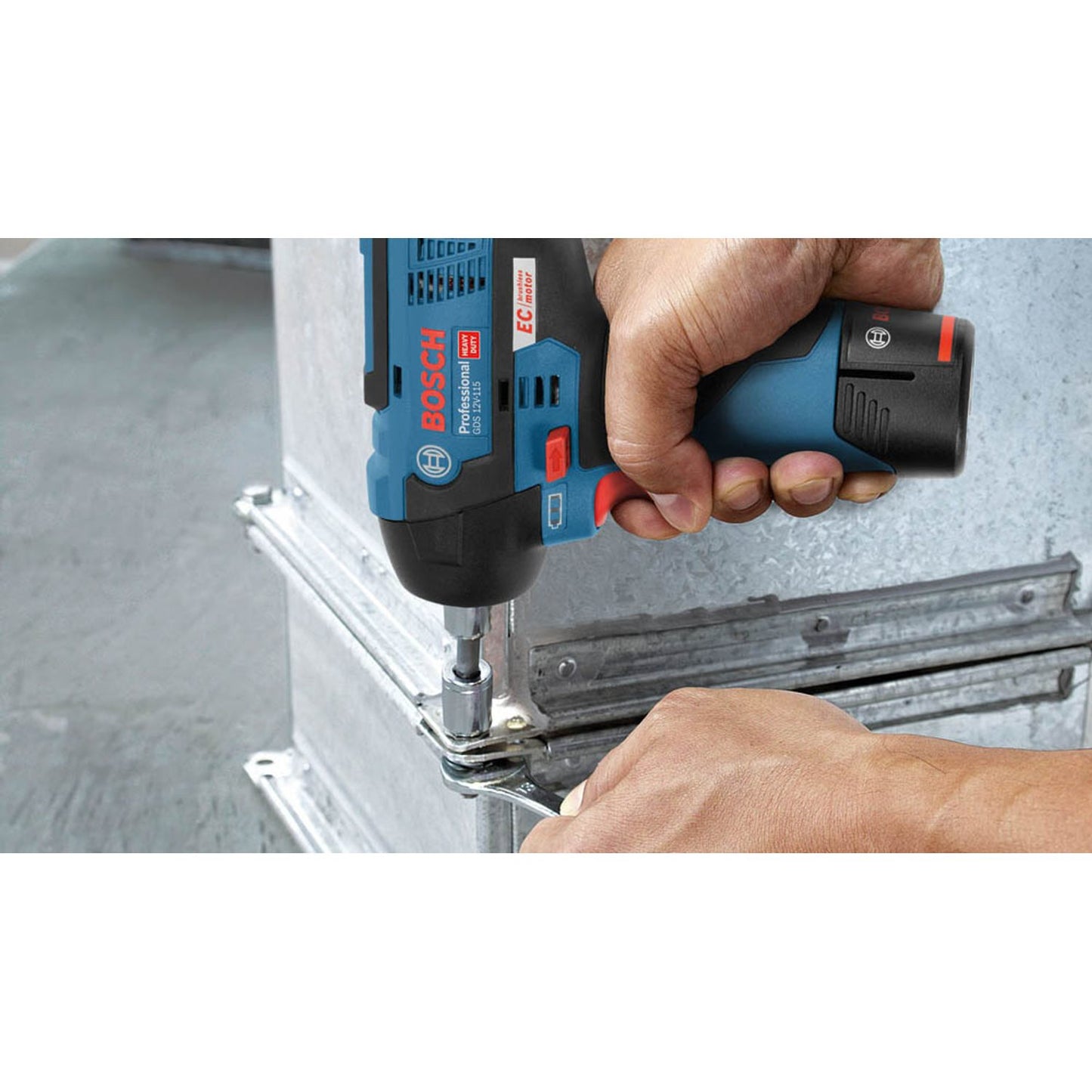 BOSCH Professional GDS 12V-115 Akku-Drehschlagschrauber-Set 12,0 V, ohne Akku | 0 601 9E0 102