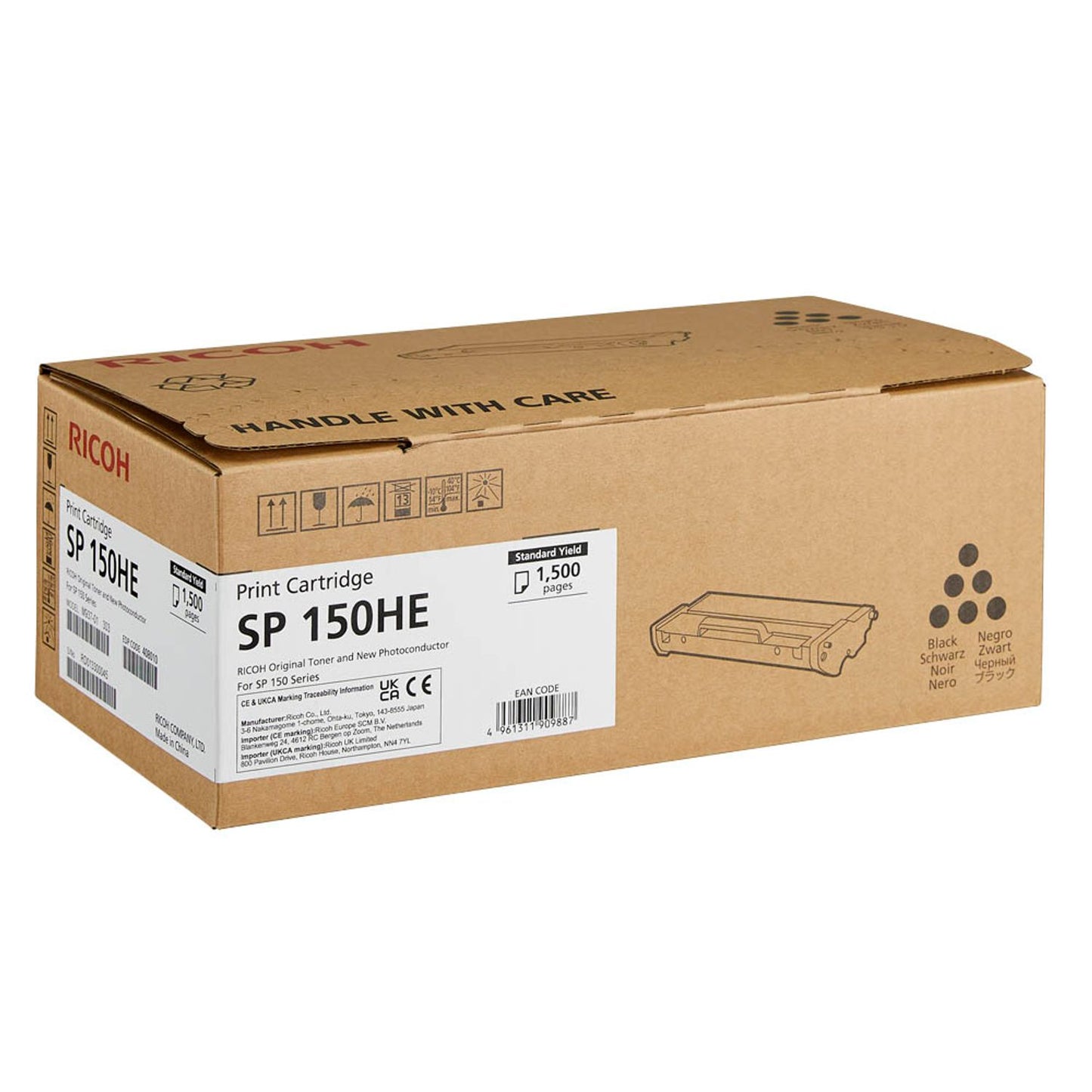 RICOH Type SP 150HE schwarz Toner | 408010