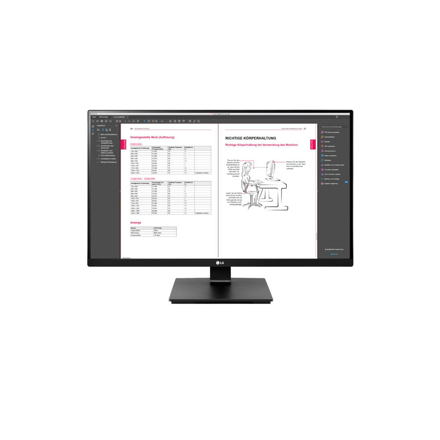 LG Monitor 68,0 cm (27,0 Zoll) schwarz | 27BN65QP-B