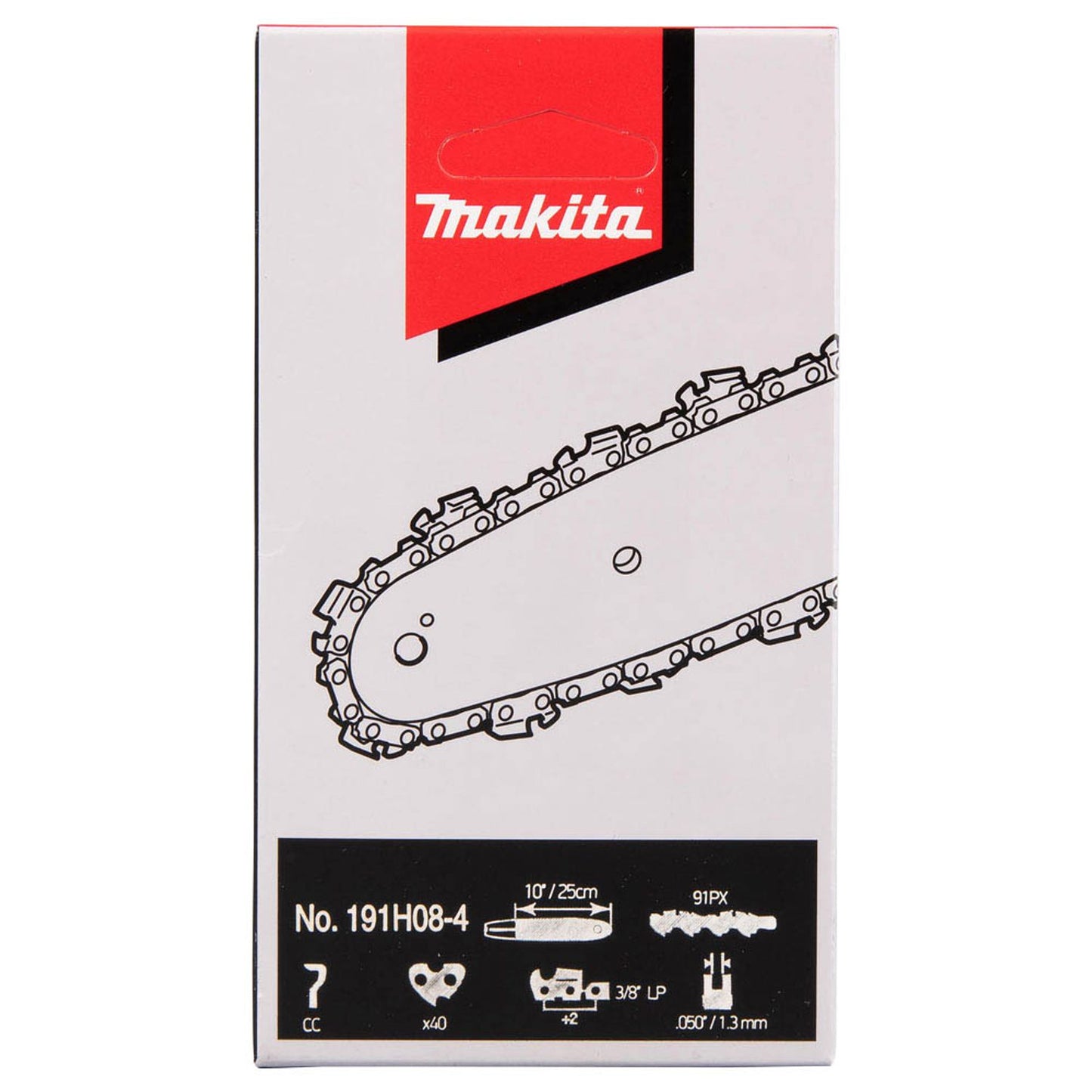 makita Sägekette 25,0 cm, 3/8 Zoll, 1,3 mm | 191H08-4