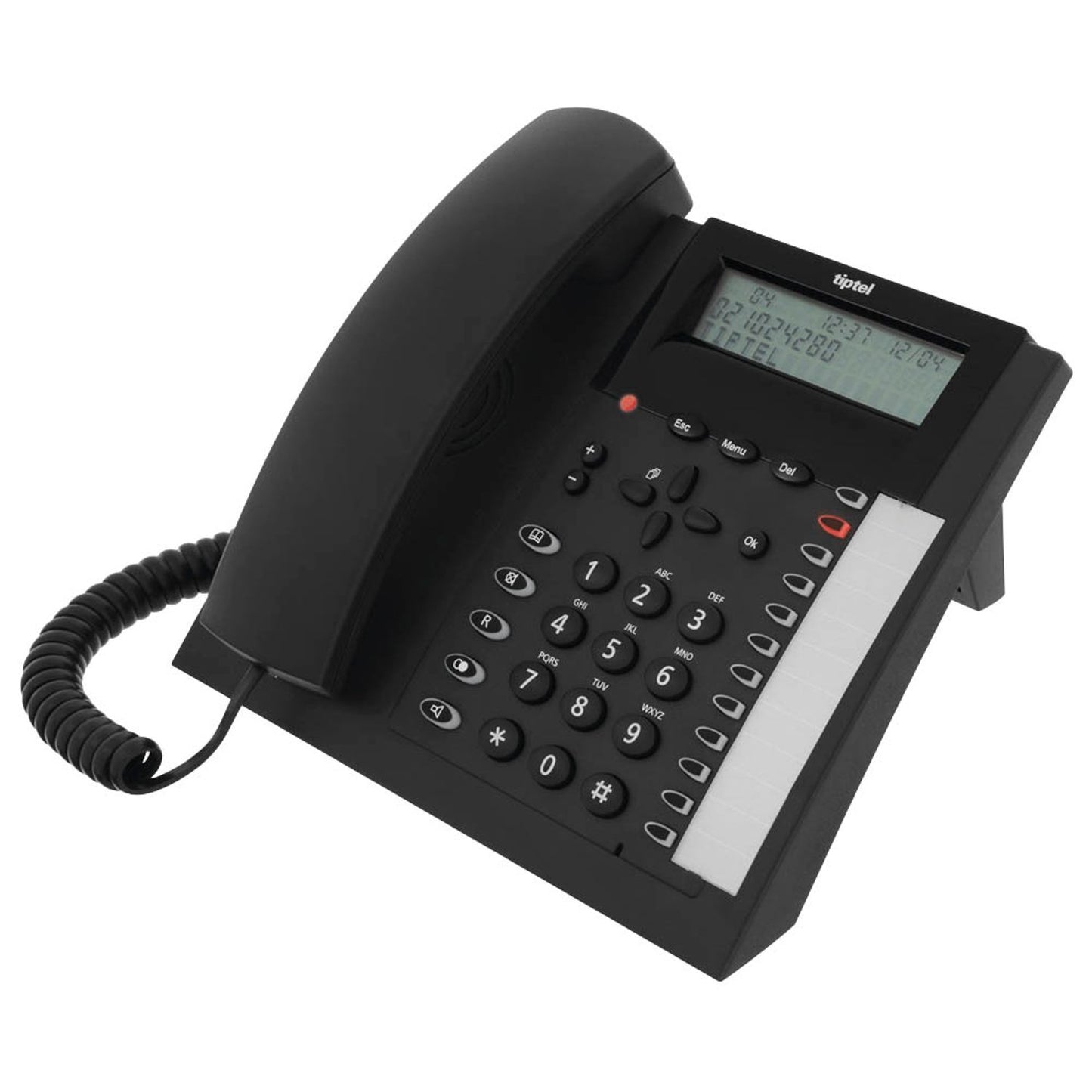 tiptel 1020 Schnurgebundenes Telefon schwarz | 1081520