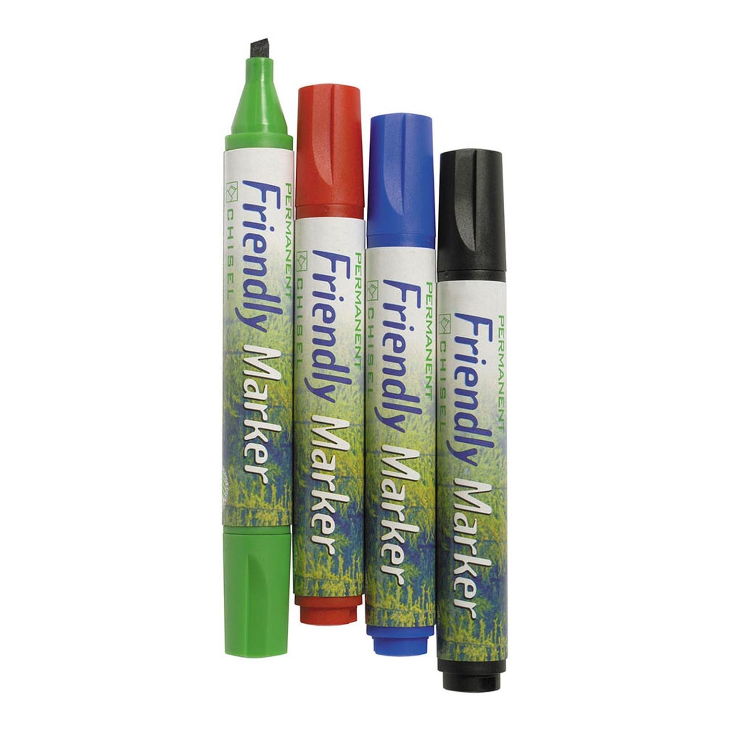 BALLOGRAF® Friendly Medium Permanentmarker-Set farbsortiert 1,0 - 5,0 mm | 16150 | 1 Pack = 4 St.
