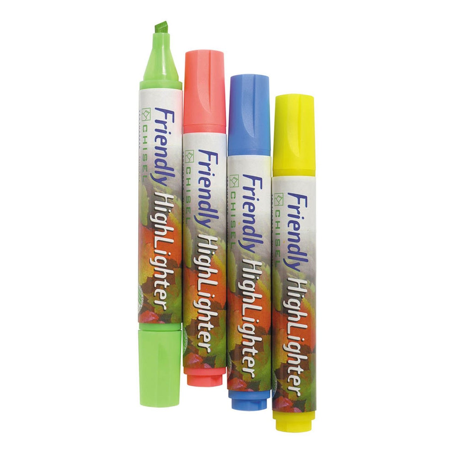 BALLOGRAF® Friendly Medium Textmarker farbsortiert | 15150 | 1 Pack = 4 St.