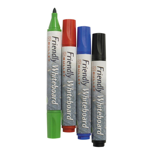 BALLOGRAF® Friendly Fine Whiteboard-Marker-Set farbsortiert 2,0 - 3,0 mm | 17350 | 1 Pack = 4 St.