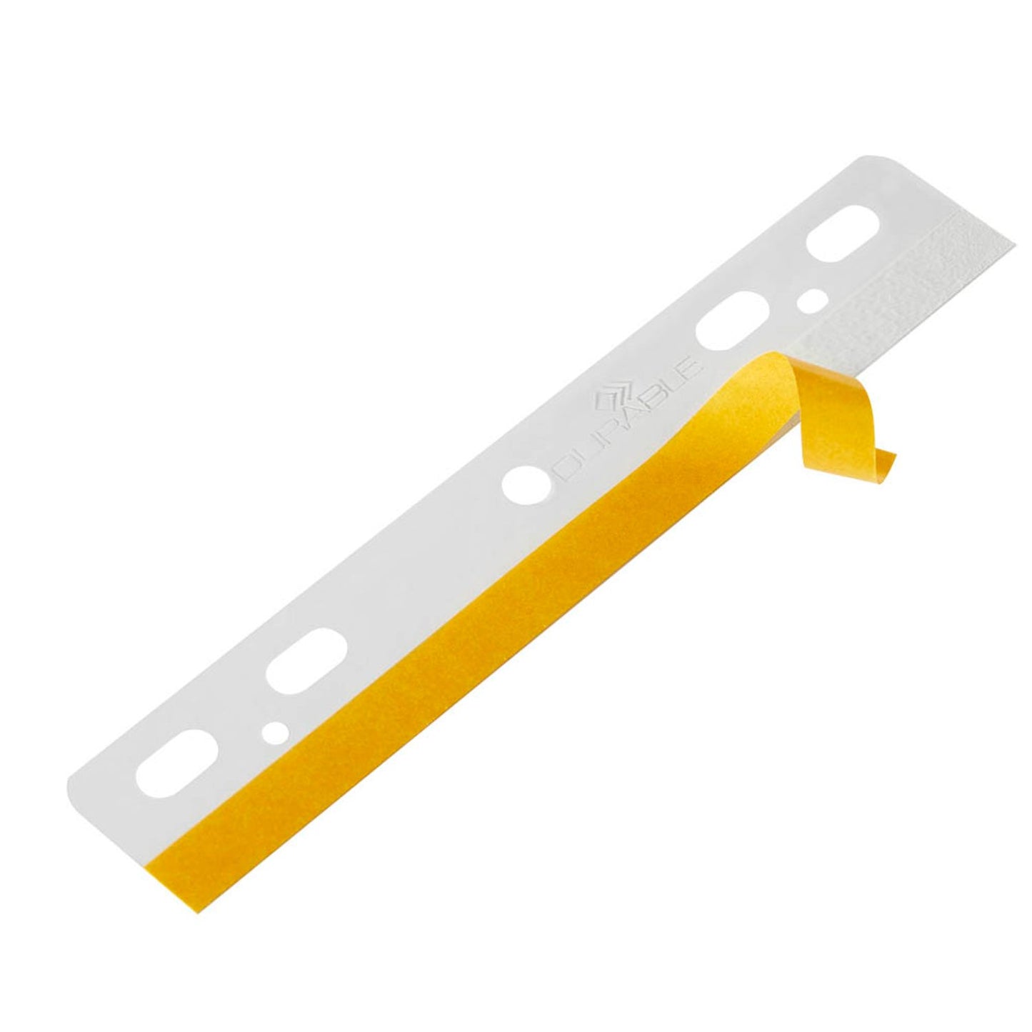 DURABLE Heftstreifen, selbstklebend FILEFIX transparent Kunststoff | 806219 | 1 Pack = 25 St.