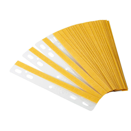 DURABLE Heftstreifen, selbstklebend FILEFIX transparent Kunststoff | 806219 | 1 Pack = 25 St.