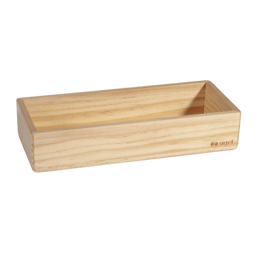 SIGEL magnetischer Stiftehalter beige Holz 17,5 x 5,5 x 4,0 cm | BA400