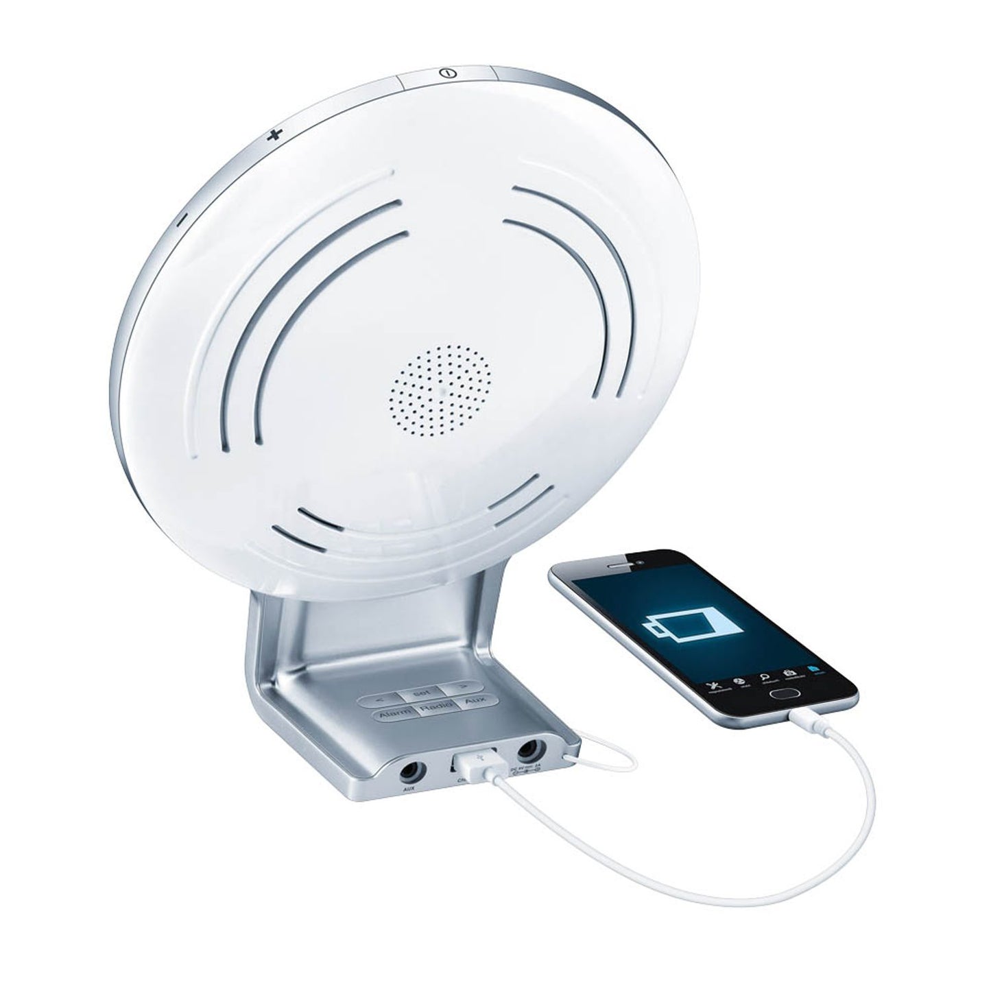 beurer WL 75 Lichtwecker Radiowecker silber | 58928