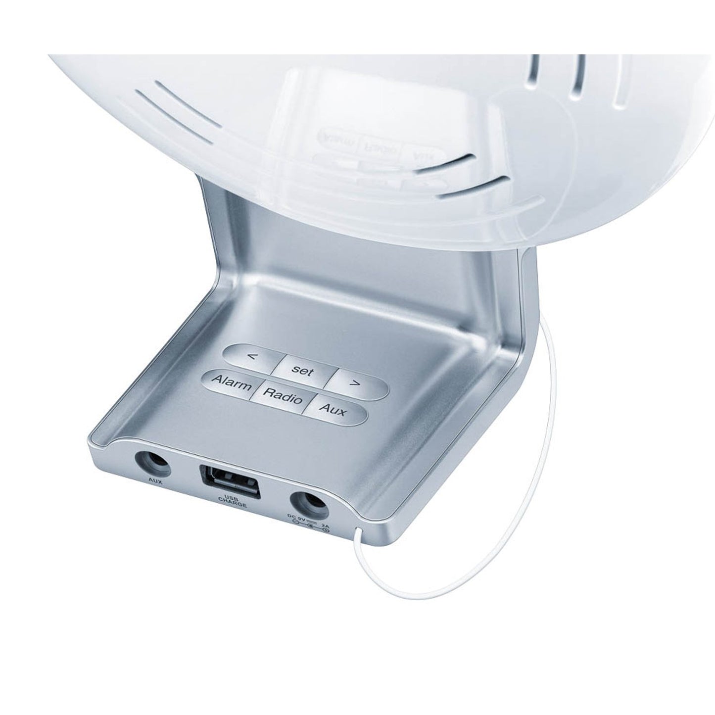 beurer WL 75 Lichtwecker Radiowecker silber | 58928