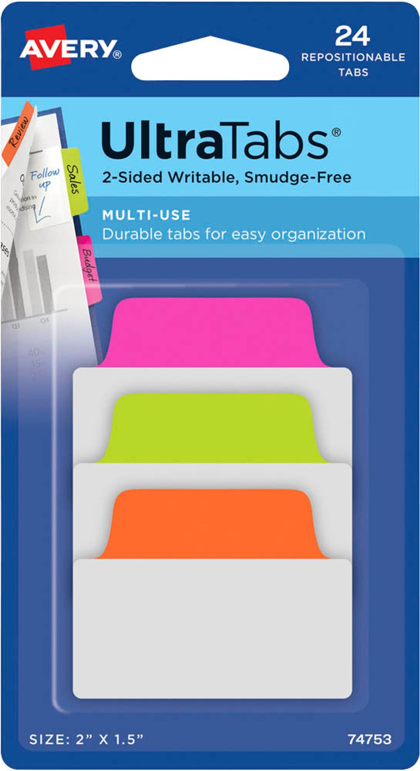 AVERY Zweckform UltraTabs Multi-Use Haftmarker 24 Blatt