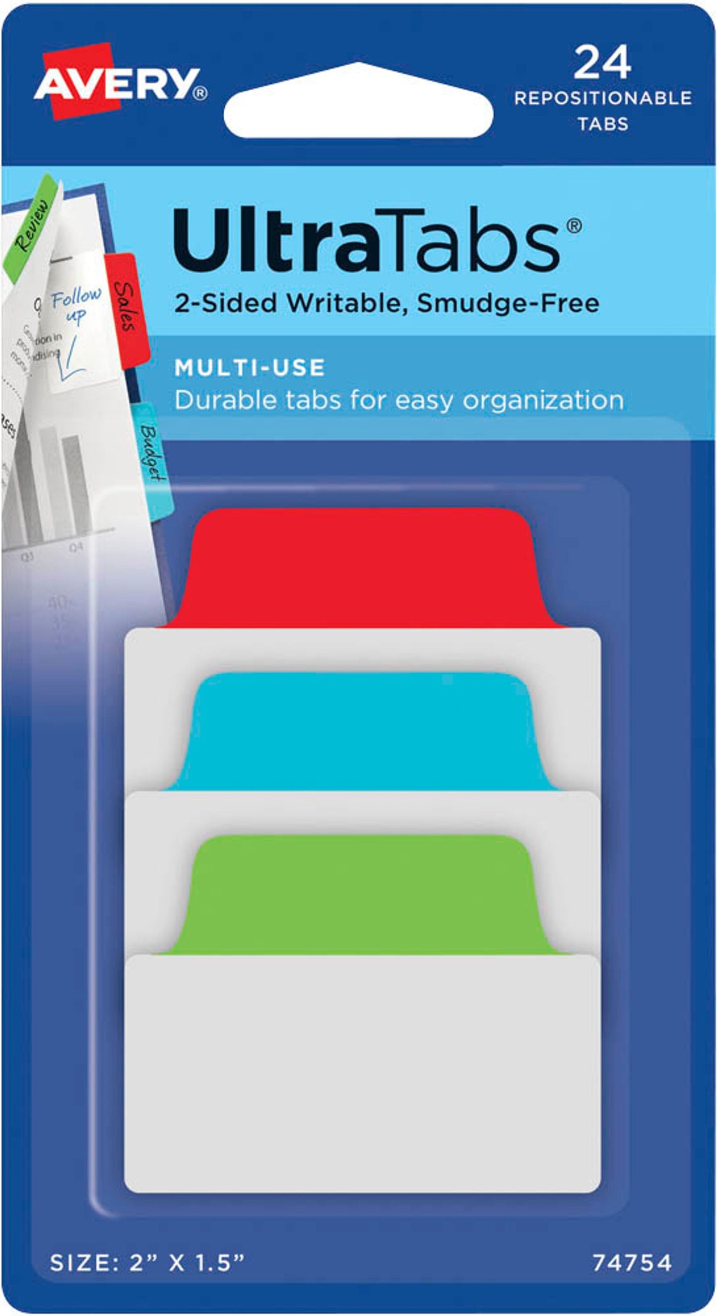 AVERY Zweckform UltraTabs Multi-Use Haftmarker 24 Blatt