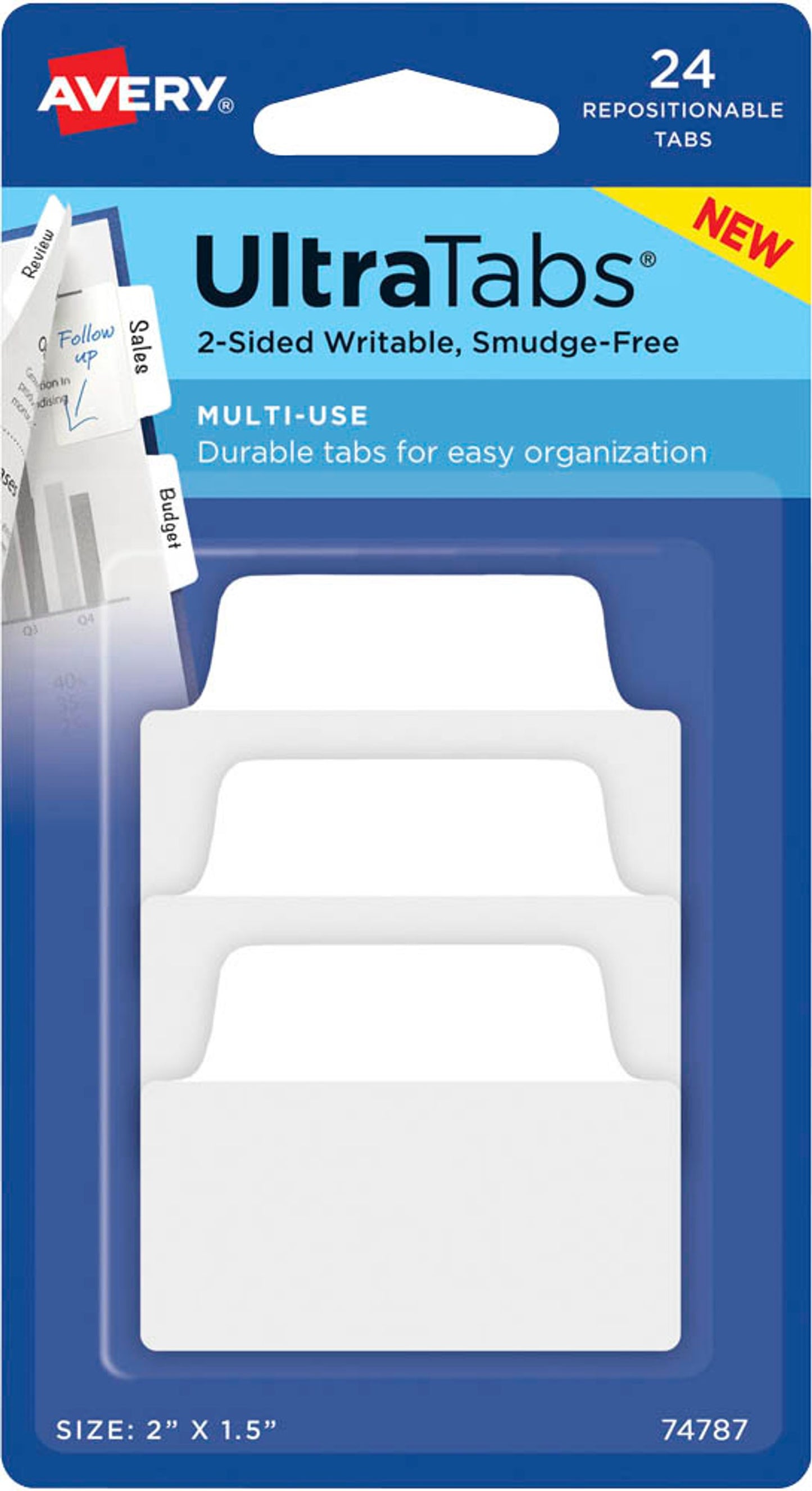 AVERY Zweckform UltraTabs Multi-Use Haftmarker 24 Blatt