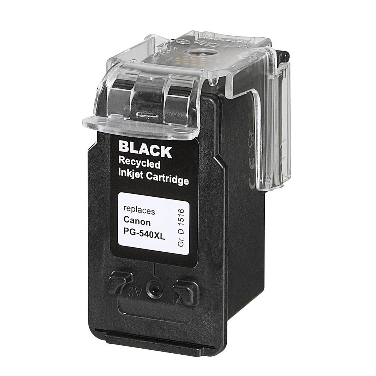 dots schwarz Druckerpatrone kompatibel zu Canon PG-540XL | 1516,4001-DOTS