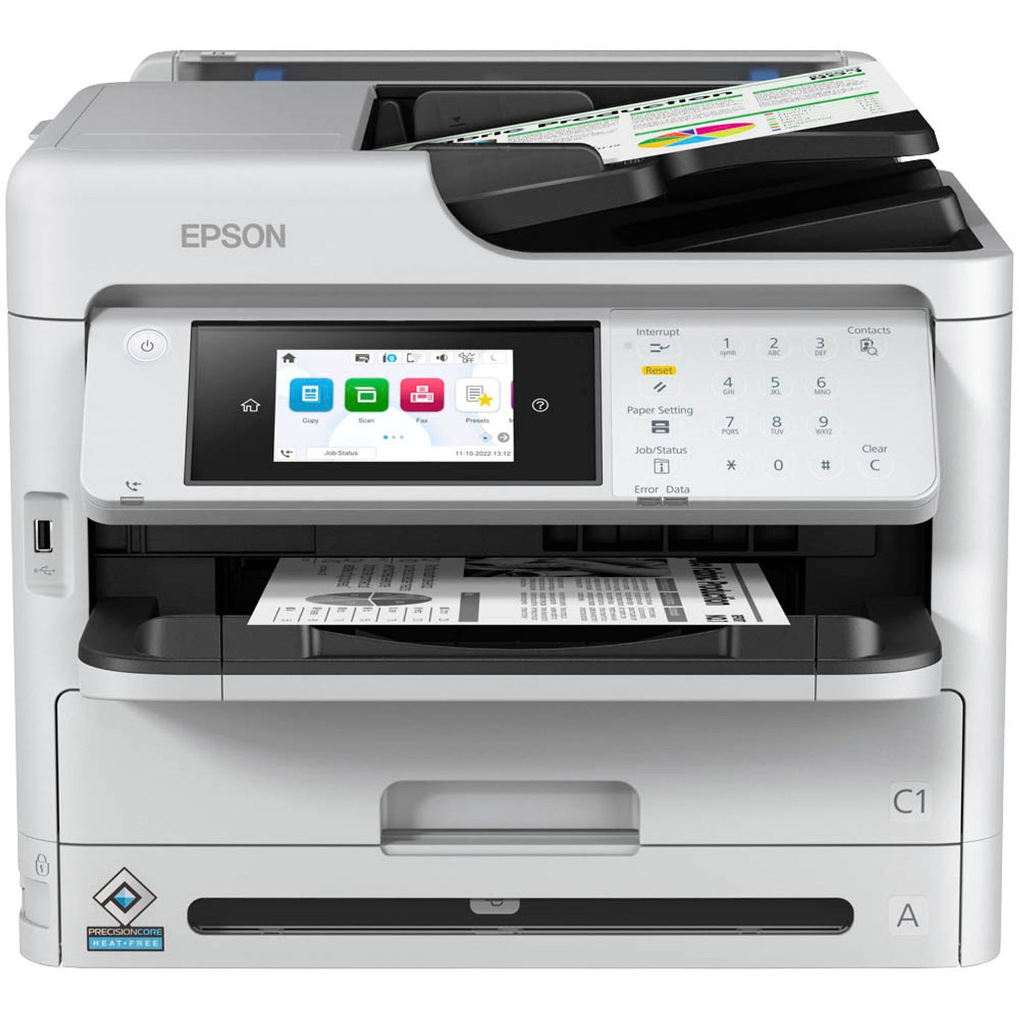 EPSON WorkForce Pro WF-M5899DWF 4 in 1 Tintenstrahl-Multifunktionsdrucker grau | C11CK76401BM