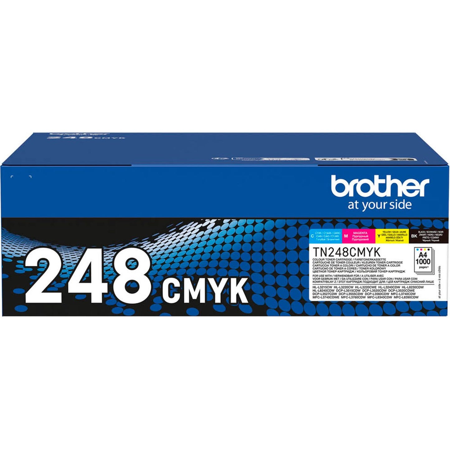 brother TN-248VAL schwarz, cyan, magenta, gelb Toner, 4er-Set | TN248VAL | 1 Pack = 4 St.