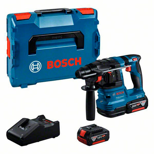 BOSCH Professional GBH 18V-22 Akku-Bohrhammer-Set 18,0 V, mit 2 Akkus | 611924002