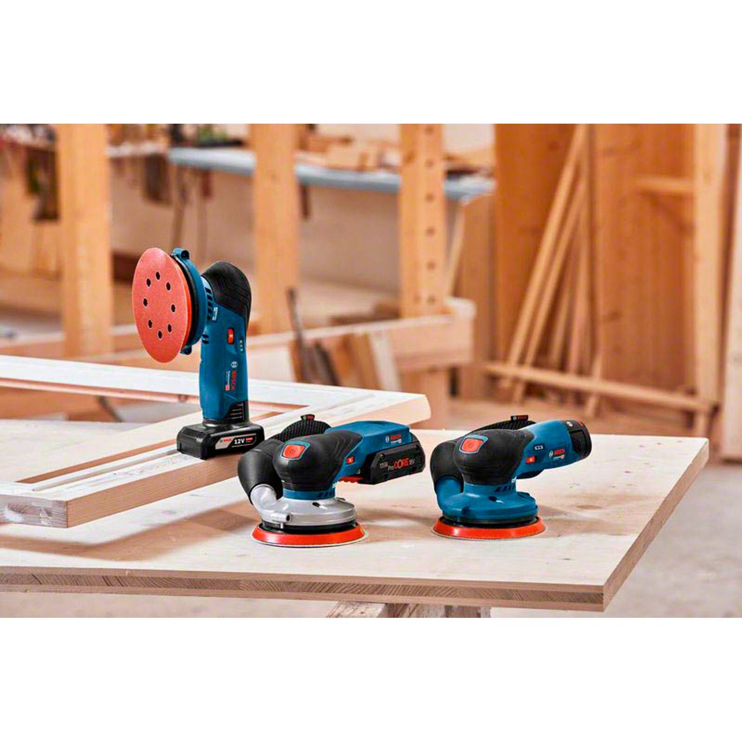 BOSCH Professional AKTION: GEX 18V-125 Akku-Exzenterschleifer 18,0 V, ohne Akku mit Prämie nach Registrierung | 601372200