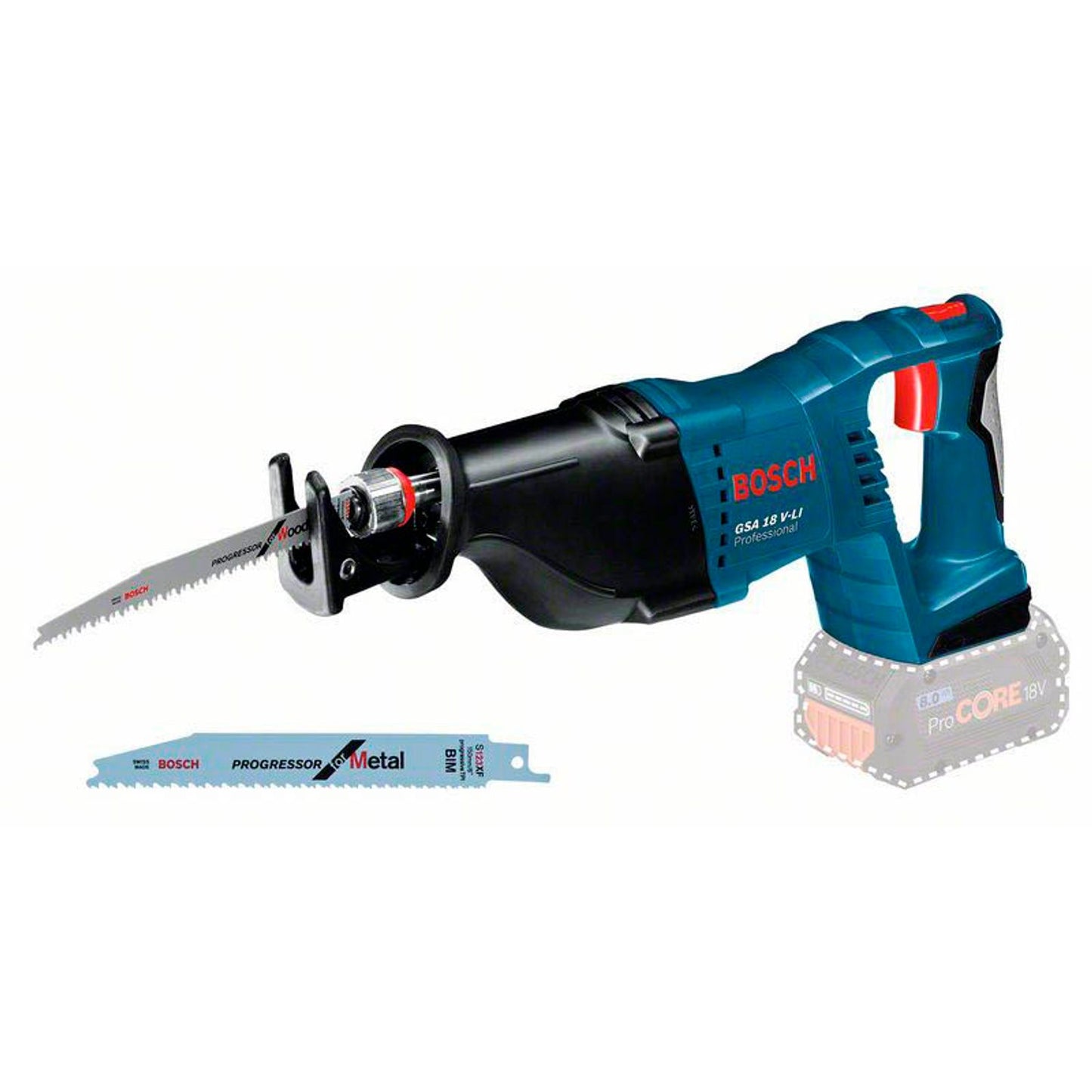 BOSCH Professional AKTION: GSA 18V-LI Akku-Säbelsäge 18,0 V, ohne Akku mit Prämie nach Registrierung | 060164J007