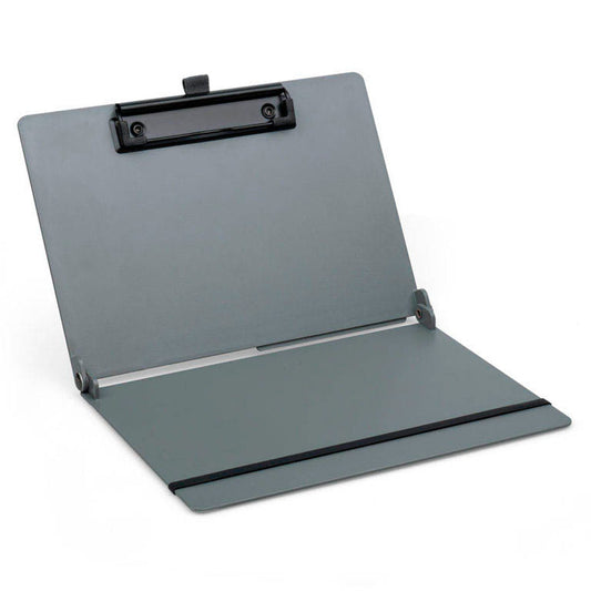 sax design Klemmbrett DIN A5 auf DIN A4 grau Kunststoff | 2-750-01