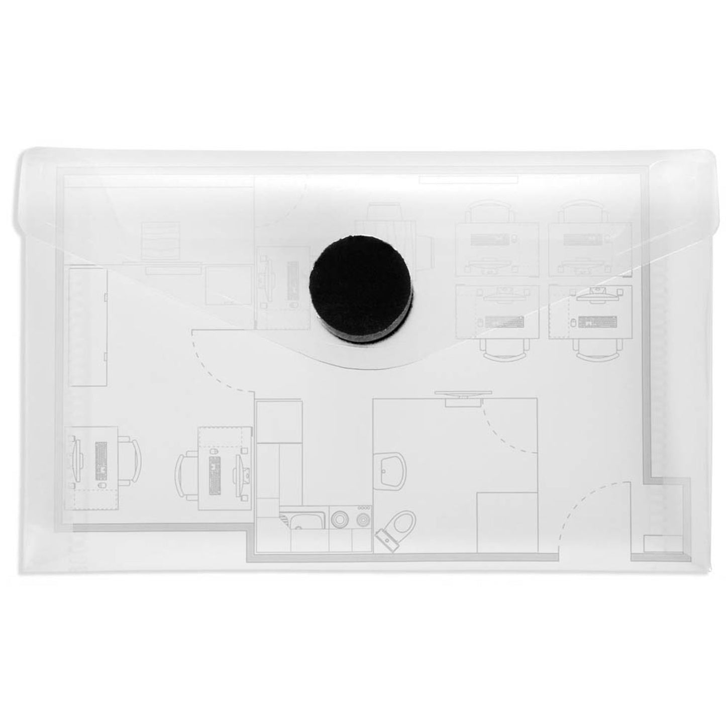 FolderSys Dokumententaschen Visitenkarten-Format transparent glatt 0,20 mm | 40119-04 | 1 Pack = 10 St.