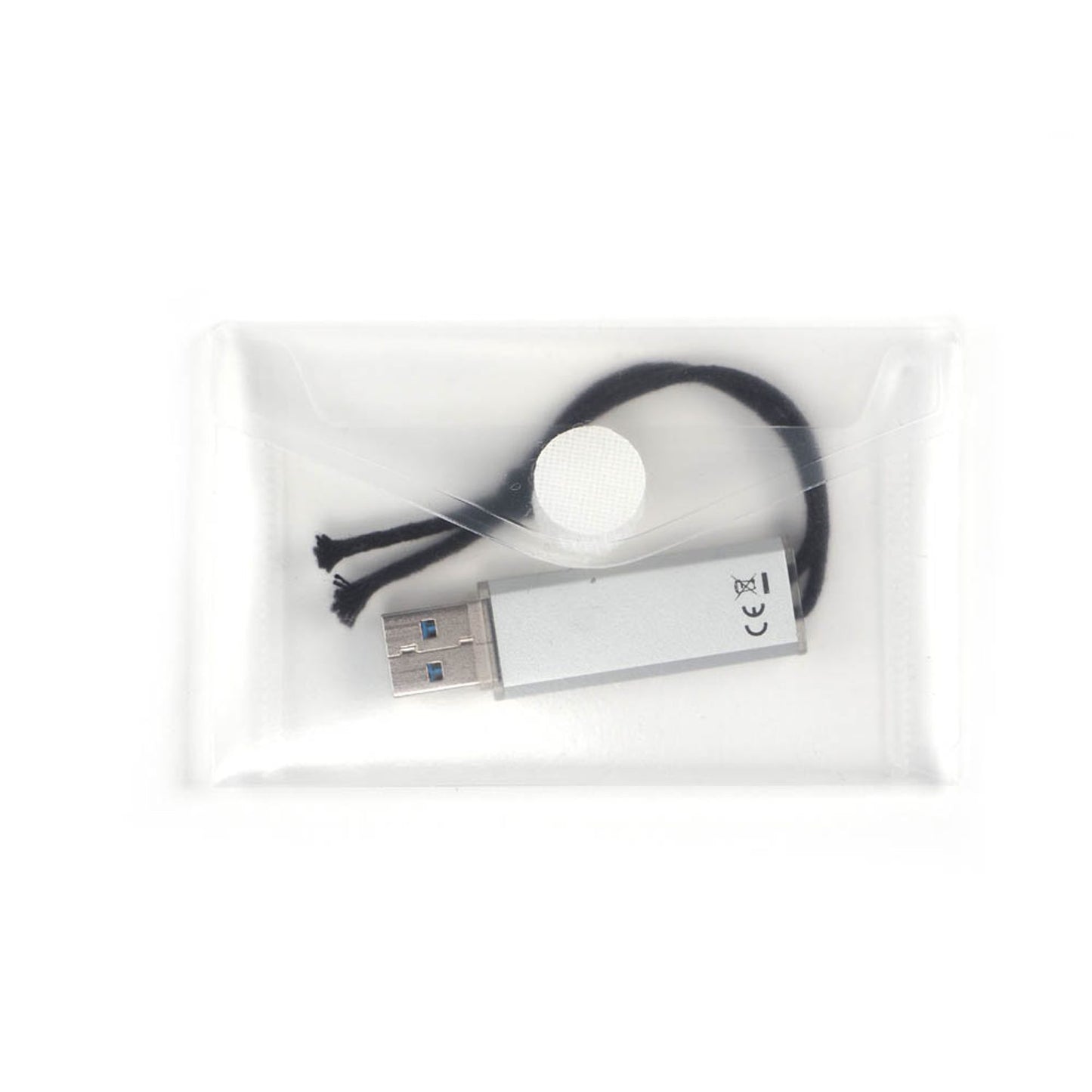 FolderSys Dokumententaschen Visitenkarten-Format transparent glatt 0,20 mm | 40119-04 | 1 Pack = 10 St.