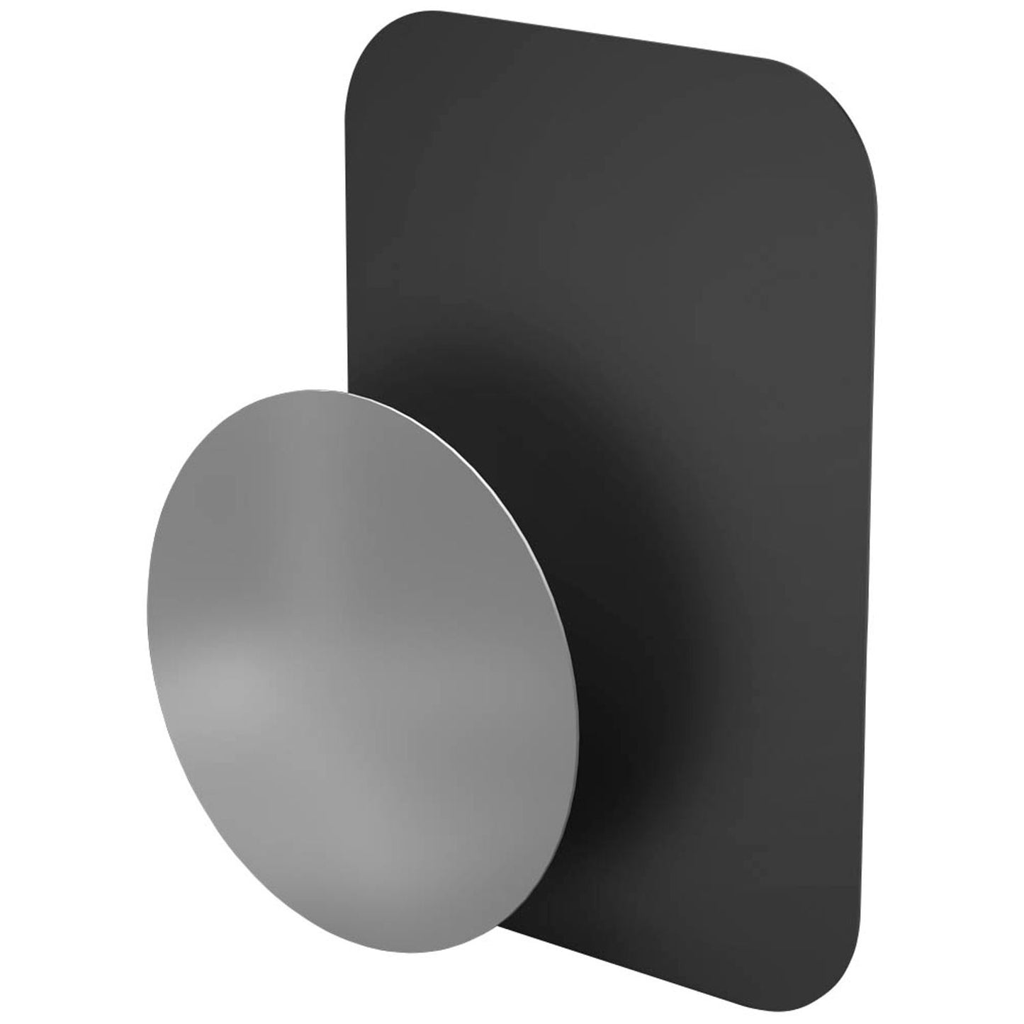 hama Ersatz-Metallplatten für KFZ-Halterung Magnet schwarz, Metall | 201501