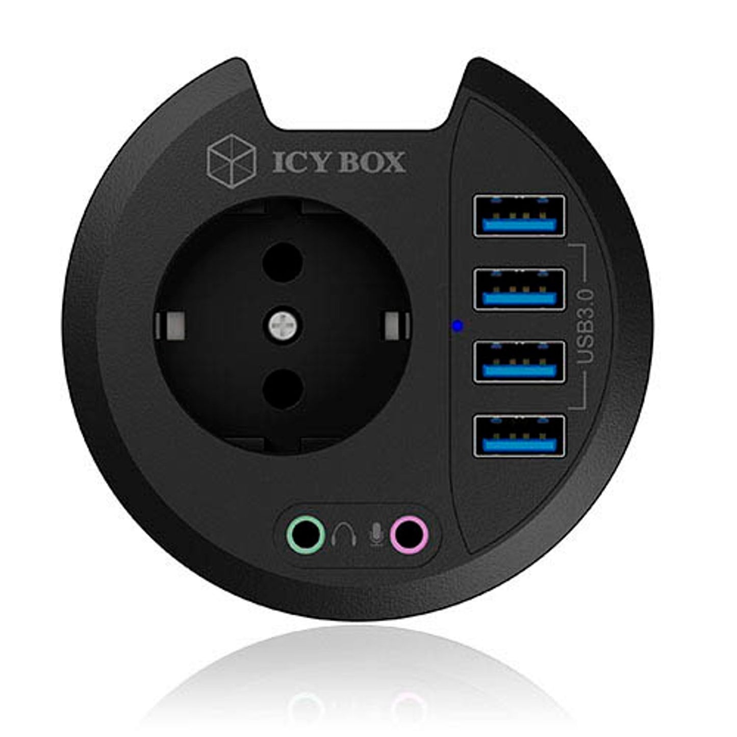 RaidSonic ICY BOX® USB-Hub 4-fach schwarz | IB-HUB1430
