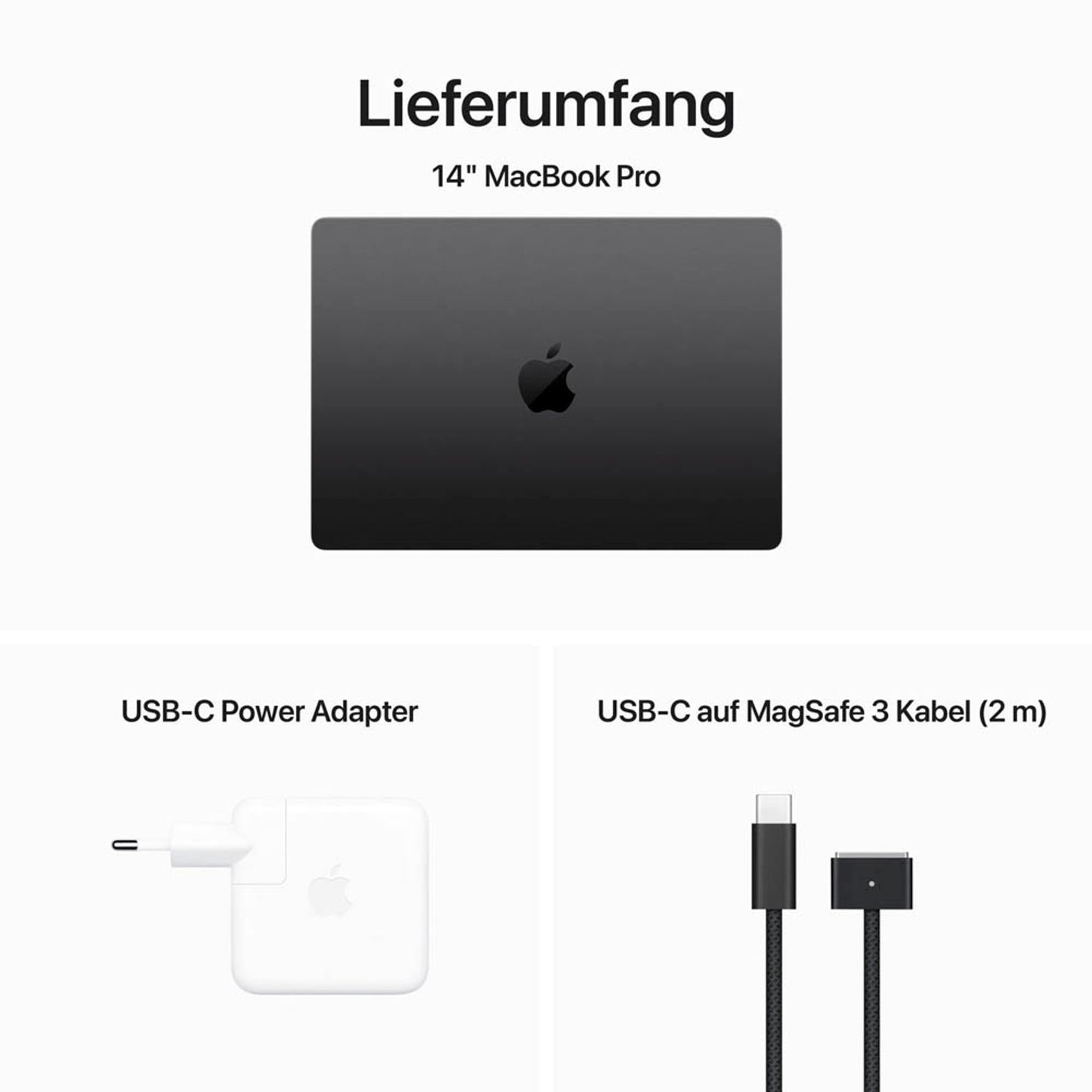 Apple MacBook Pro 2023 35,8 cm (14,2 Zoll), 18 GB RAM, 1000 GB SSD, M3 Pro | MRX43D/A