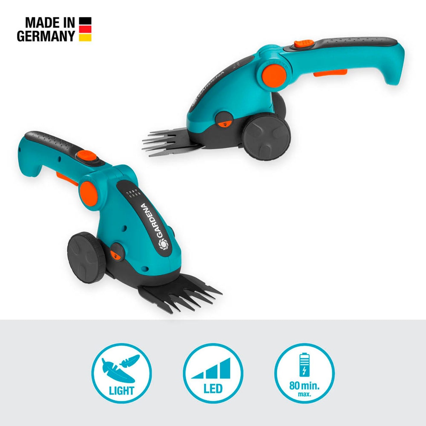GARDENA ComfortCut Li Akku-Strauch- und Grasschere 3,6 V | 09889-20