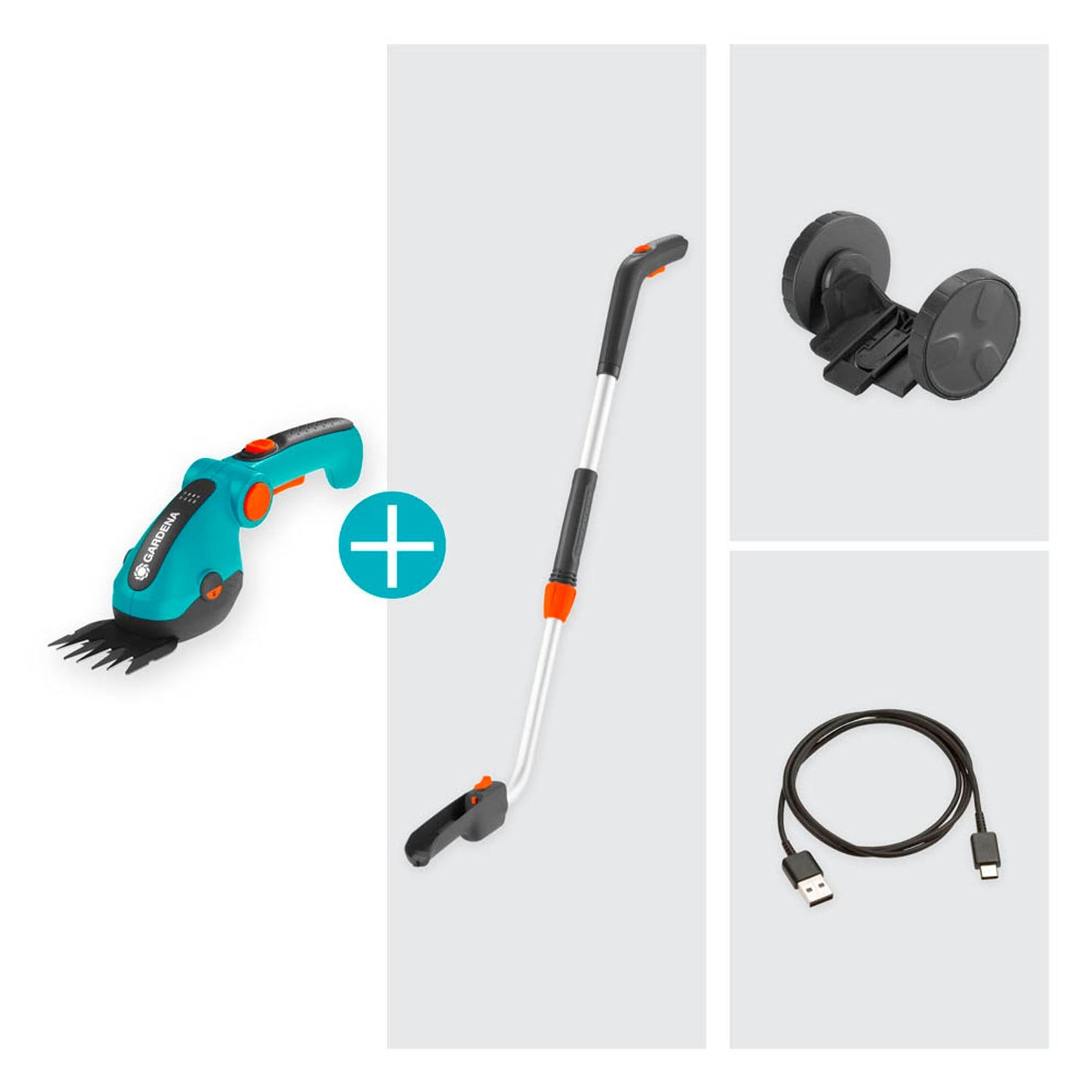 GARDENA ComfortCut Li Akku-Strauch- und Grasschere 3,6 V | 09889-20