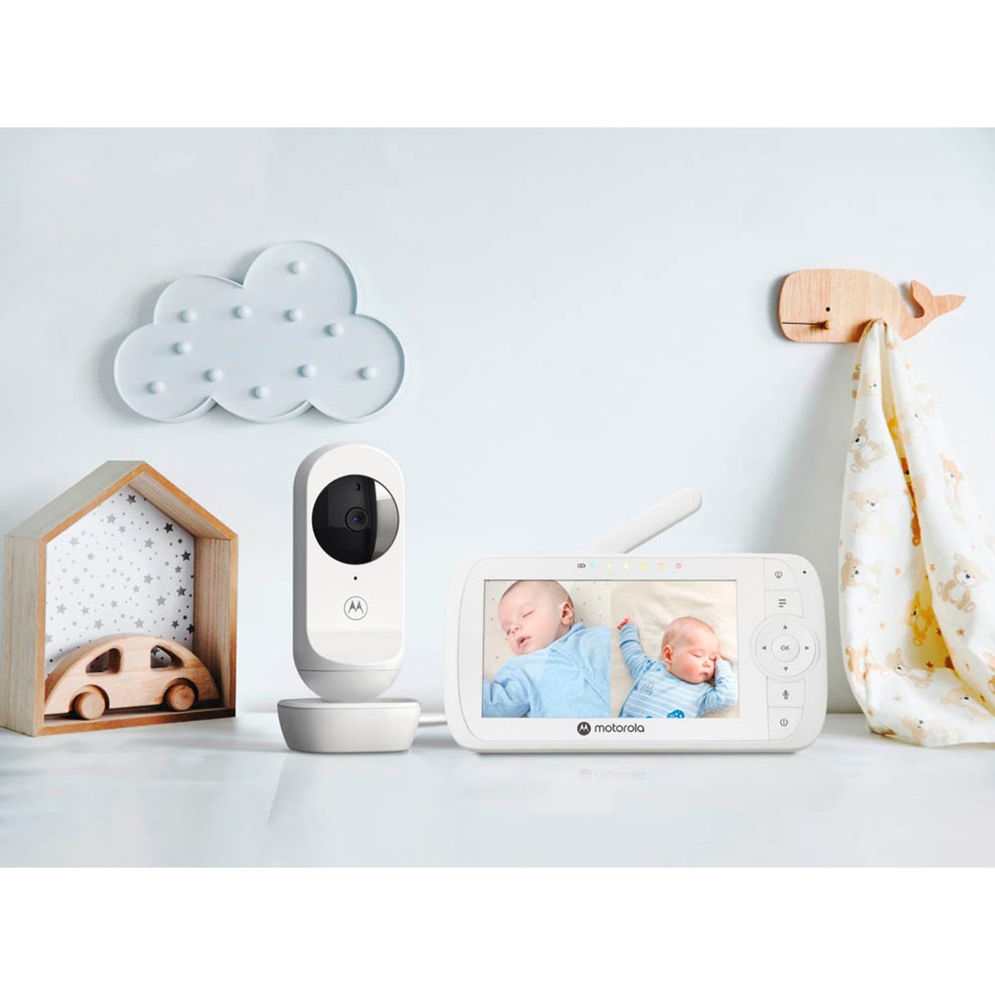 MOTOROLA VM35-2 TWINS Babyphone weiß | 505537471019